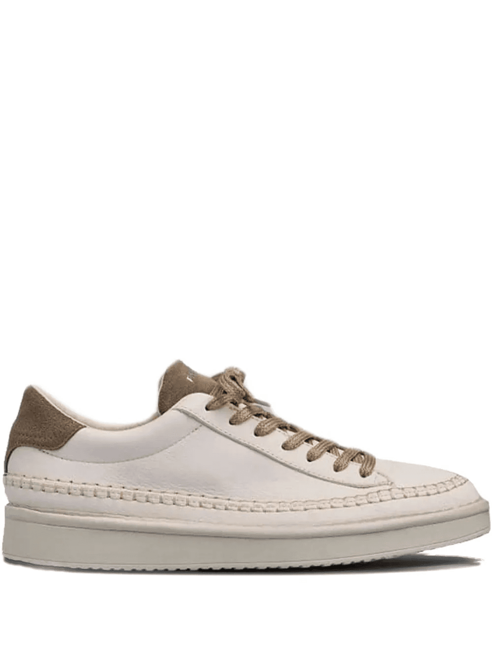 stitched-detail lace-up sneakers - Image 1