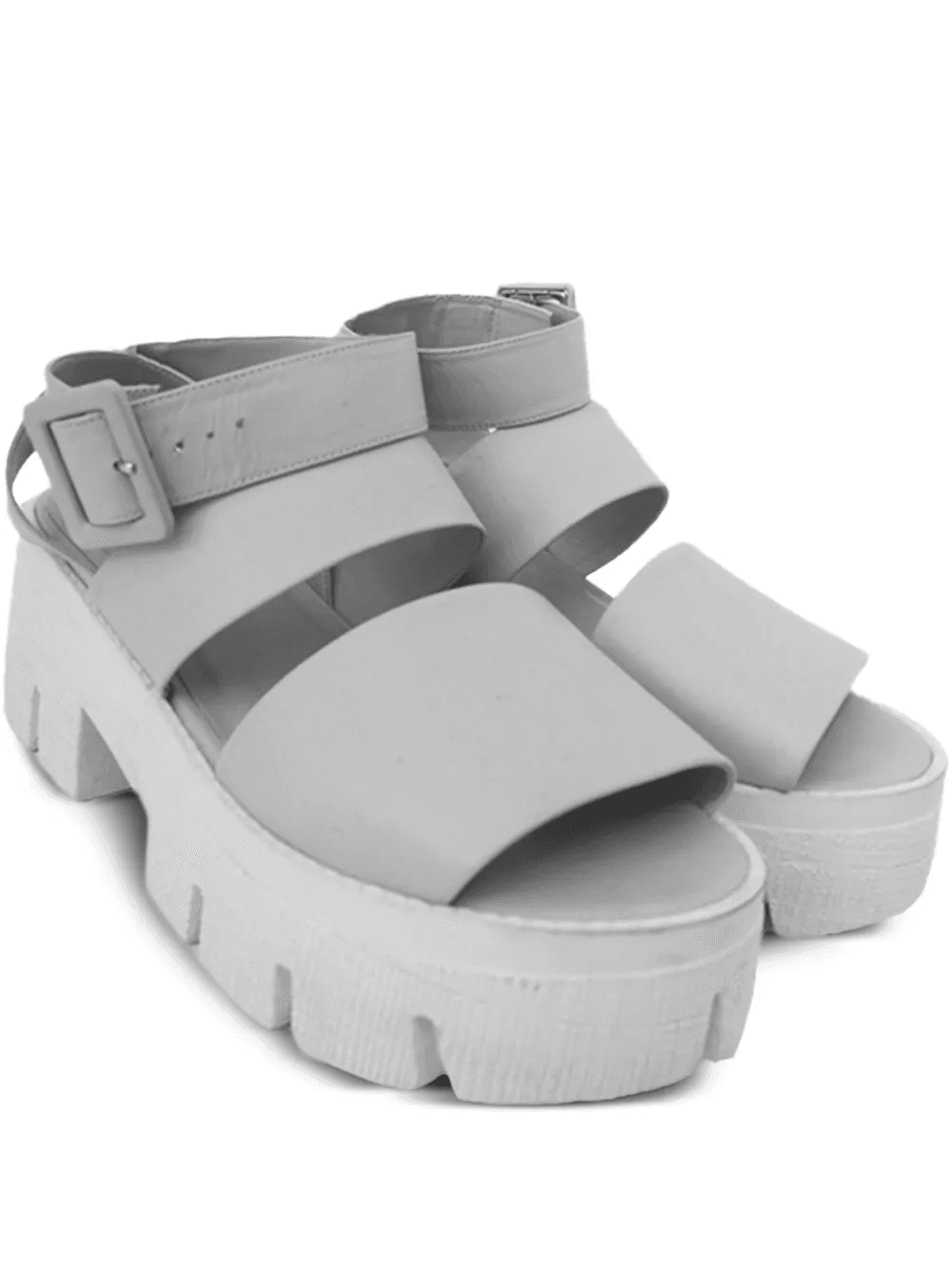 buckle-strap platform sandals - Image 1
