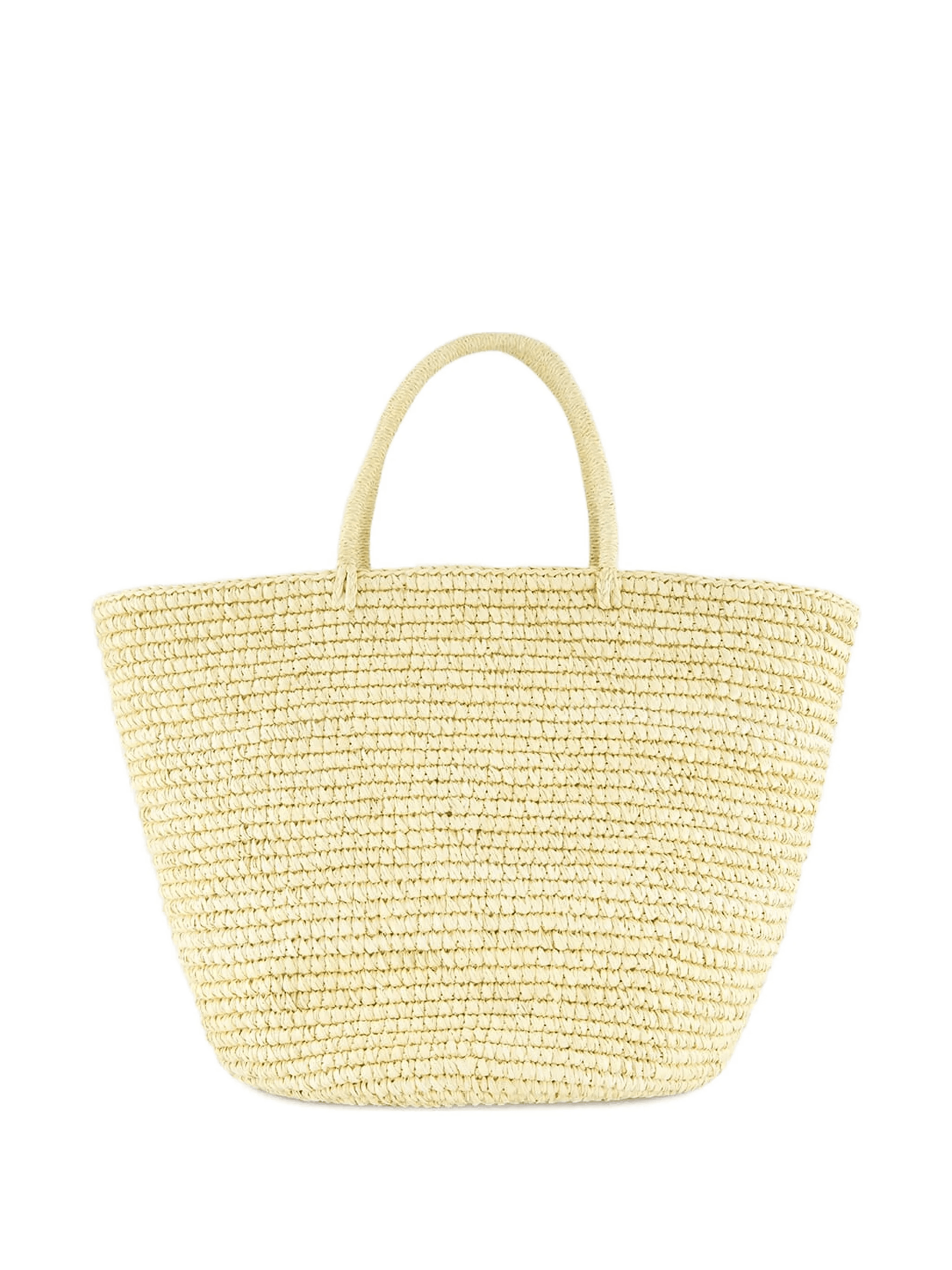 maxi woven-straw tote bag - Image 1