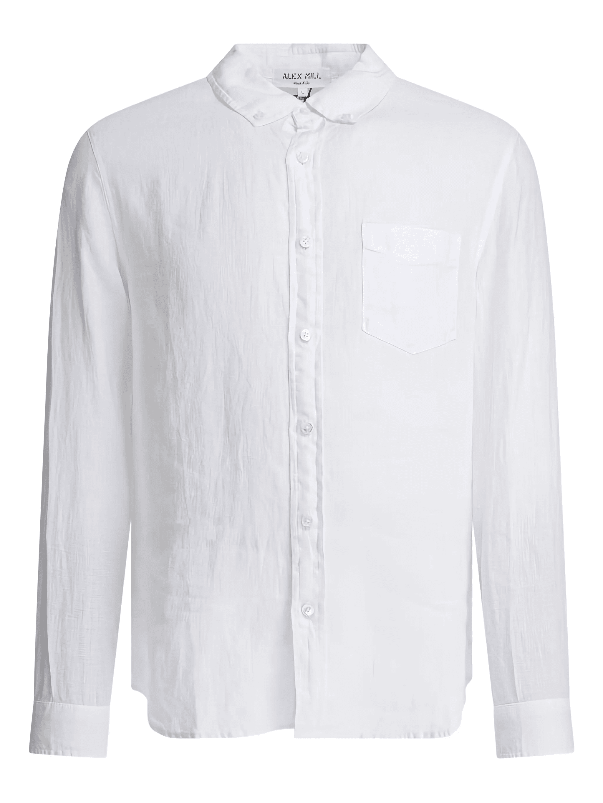 long-sleeve linen shirt - Image 1