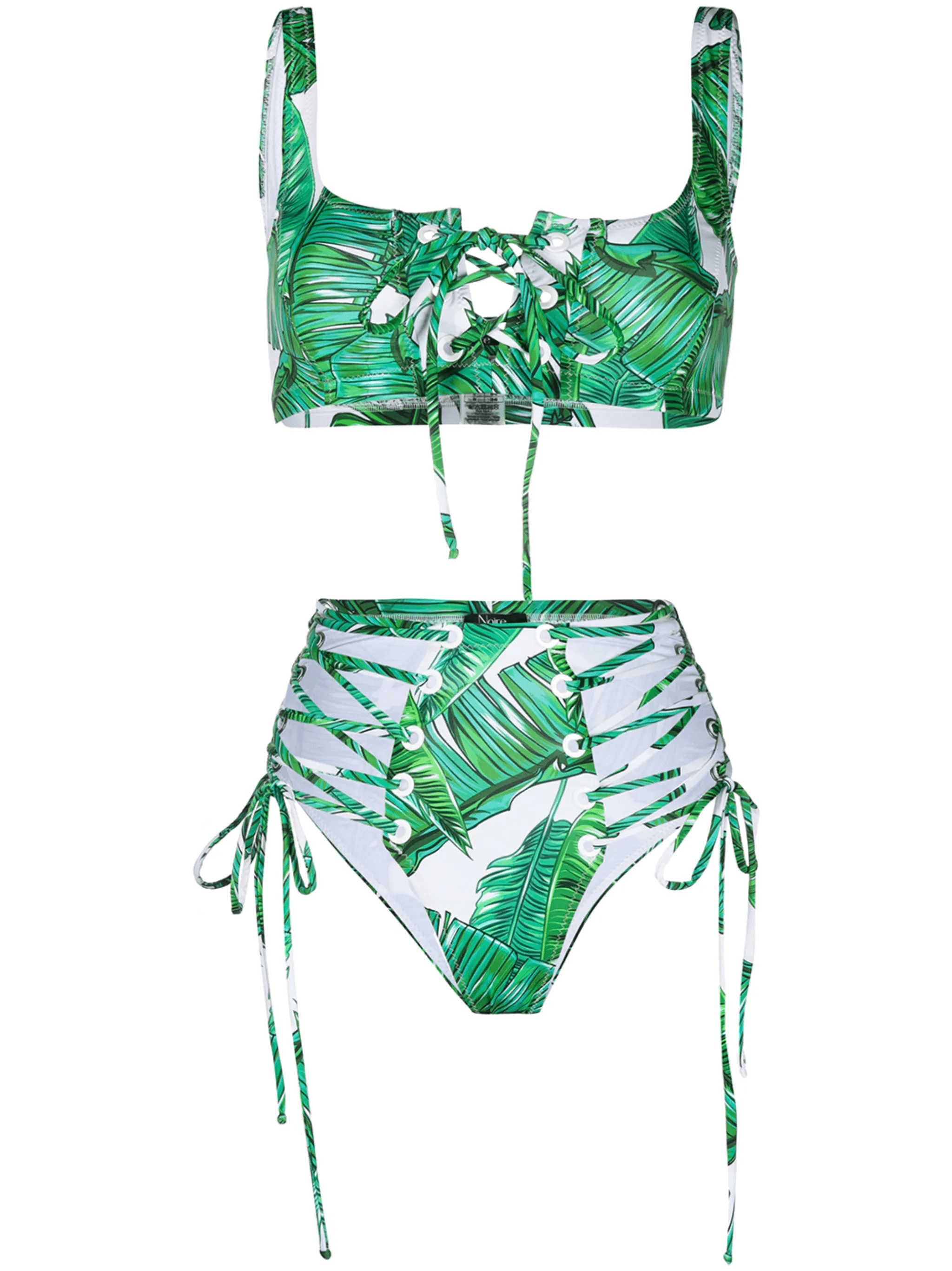 Jungle high-waist bikini bottoms - Image 1