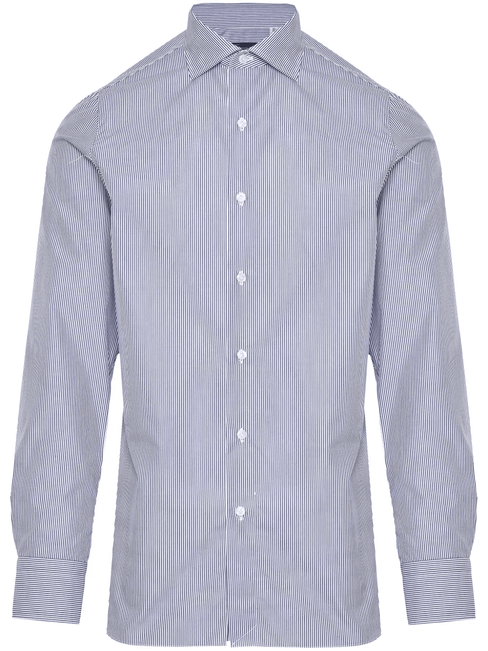 spread collar striped shirt - Image 1