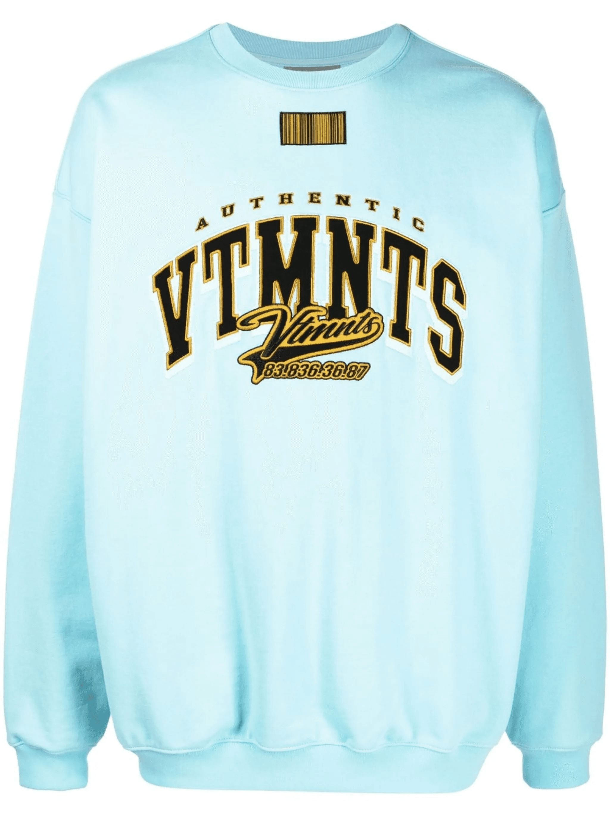 logo-print crew neck sweatshirt - Image 1