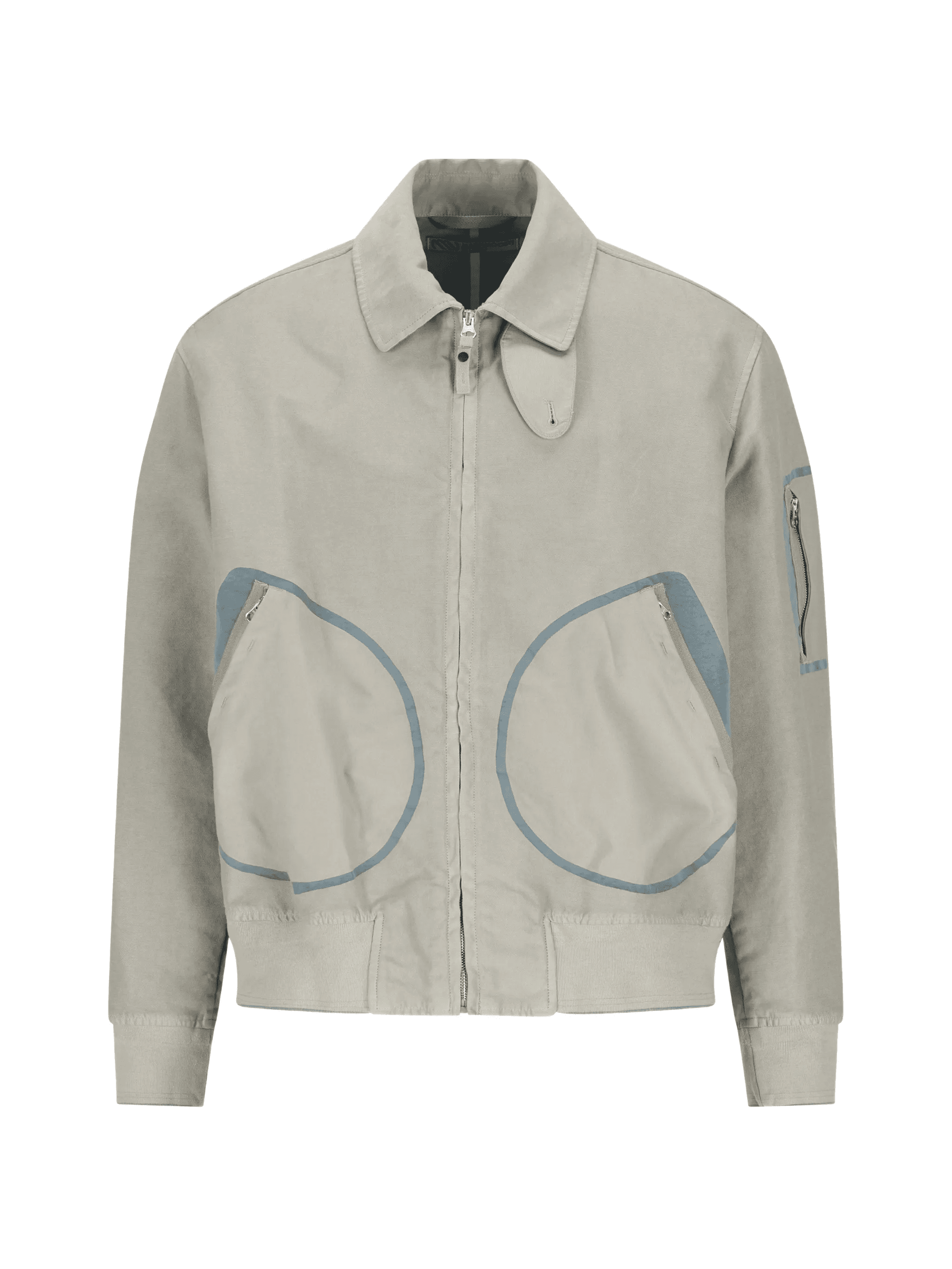 polo collar bomber jacket - Image 1