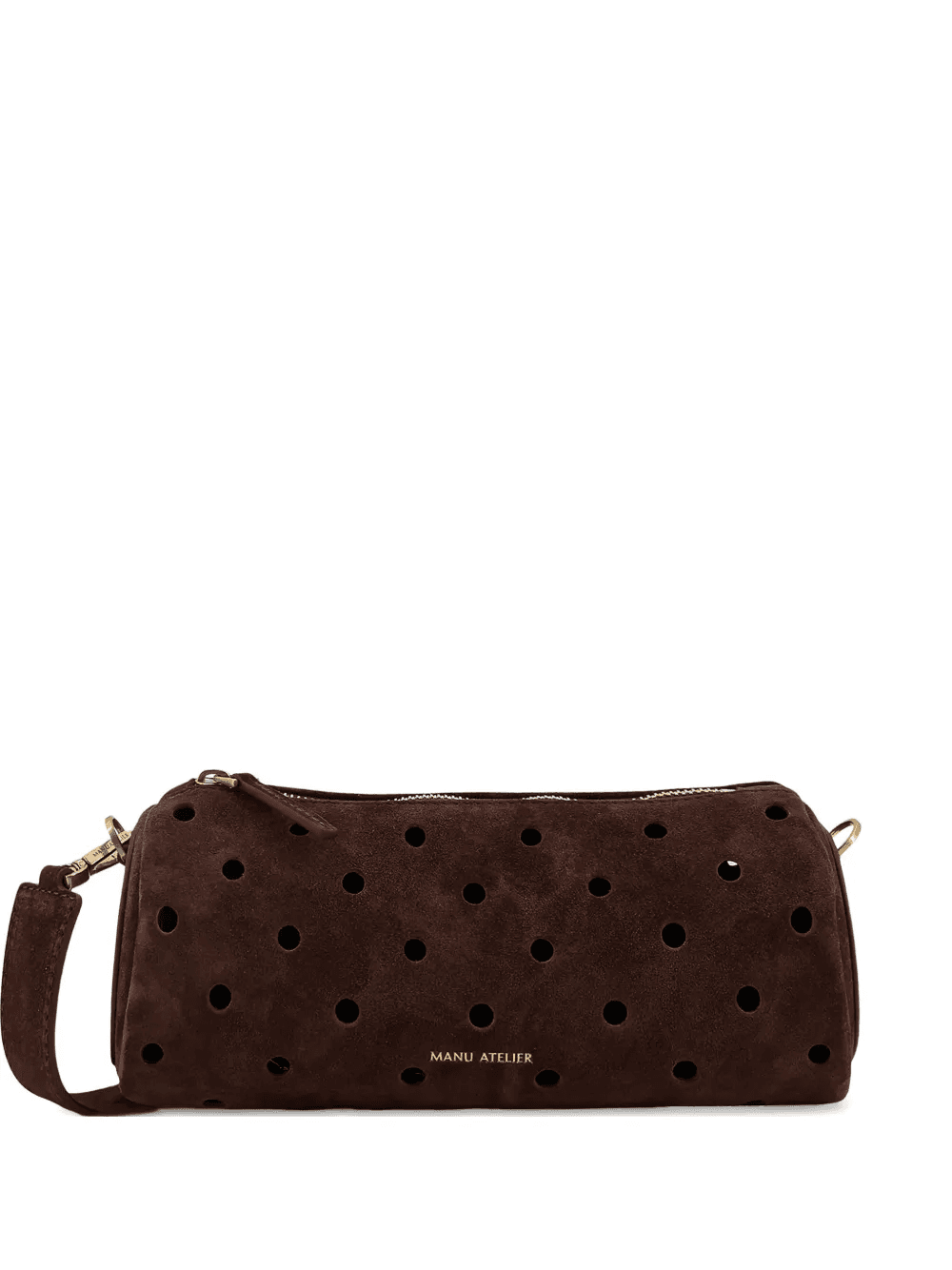 mini Cylinder perforated shoulder bag - Image 1