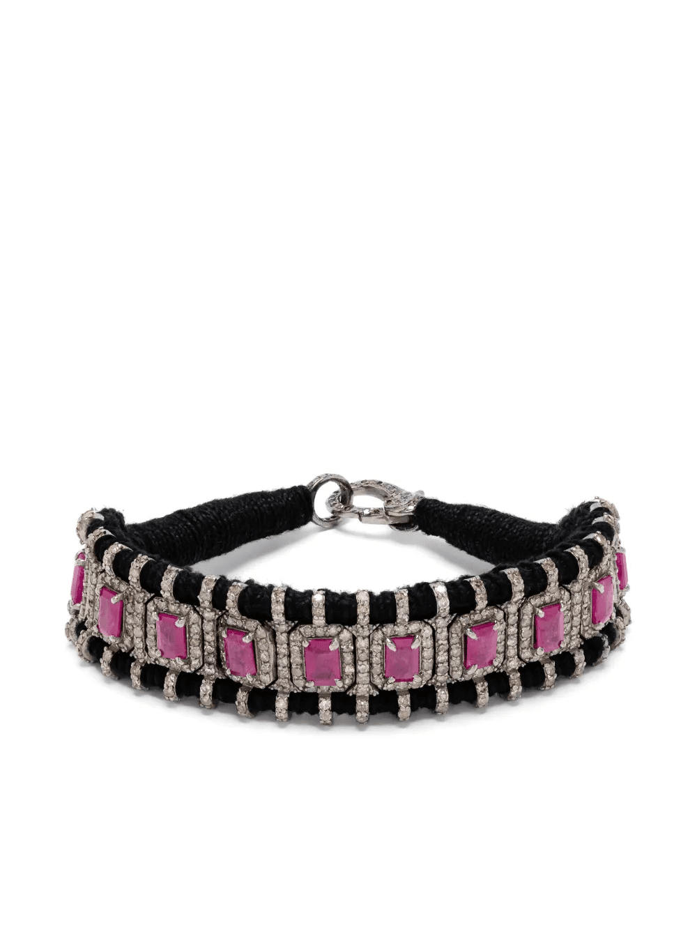 ruby and diamond statement bracelet - Image 1