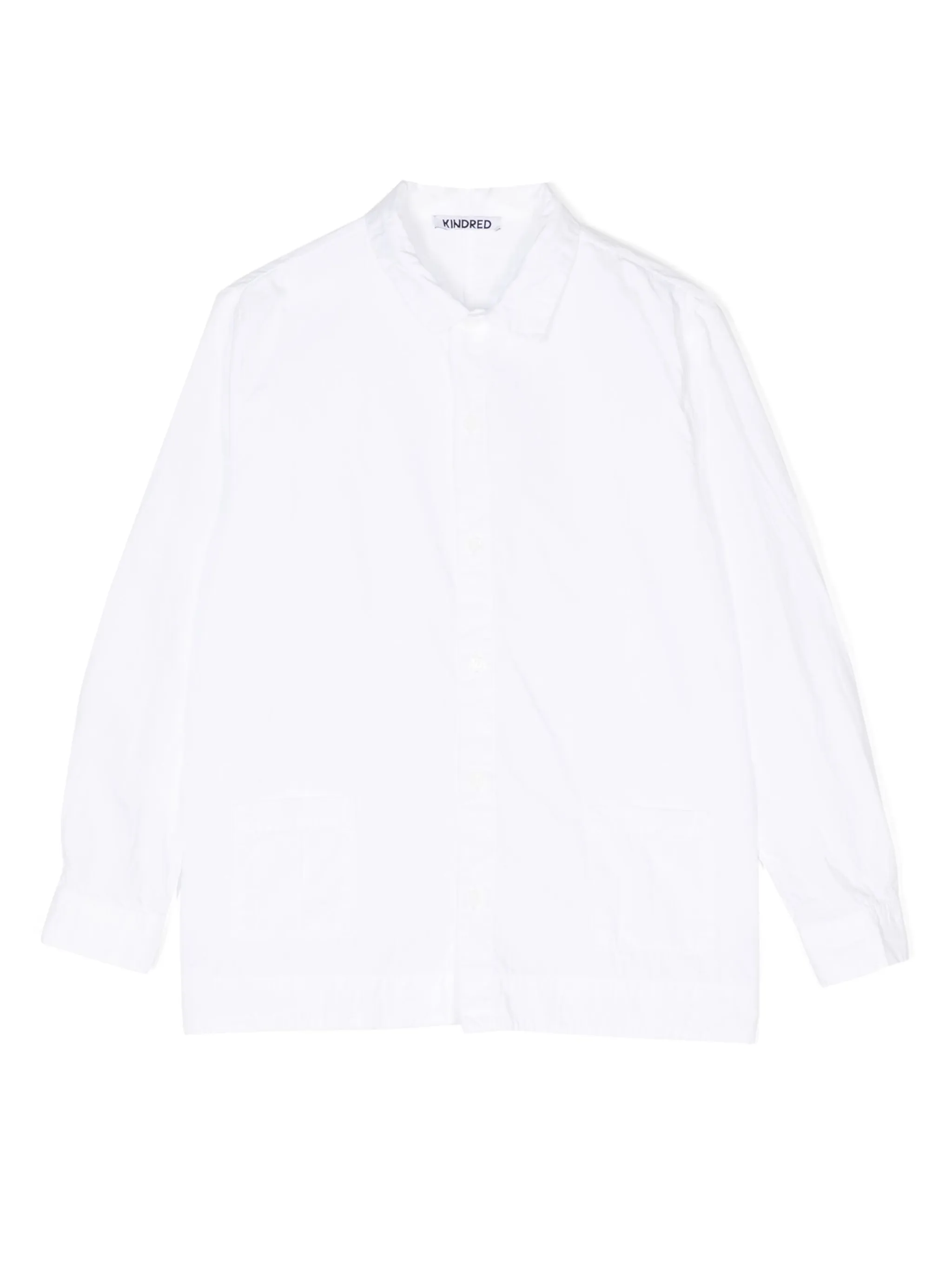 patch-pocket long-sleeve shirt - Image 1