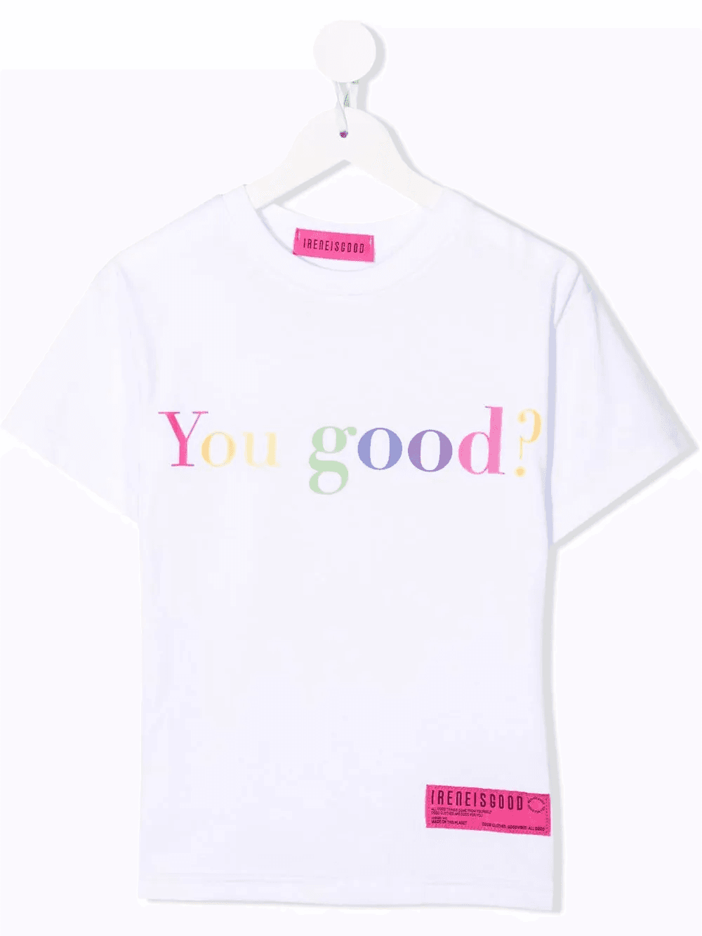 slogan crew-neck T-shirt - Image 1
