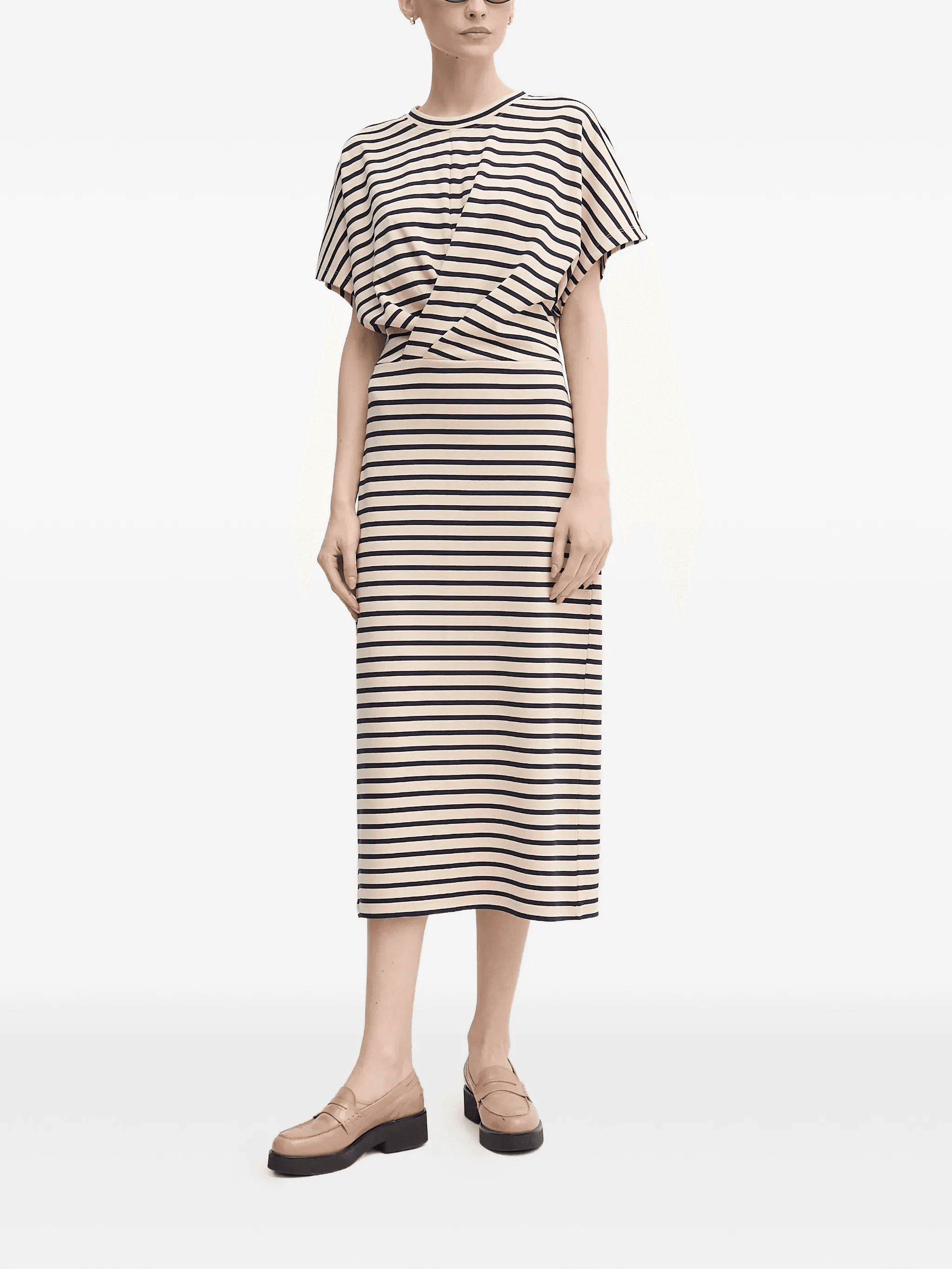 striped midi dress - Image 1