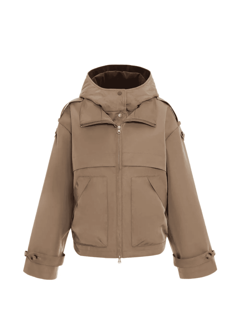 hooded zip-up jacket - Image 1