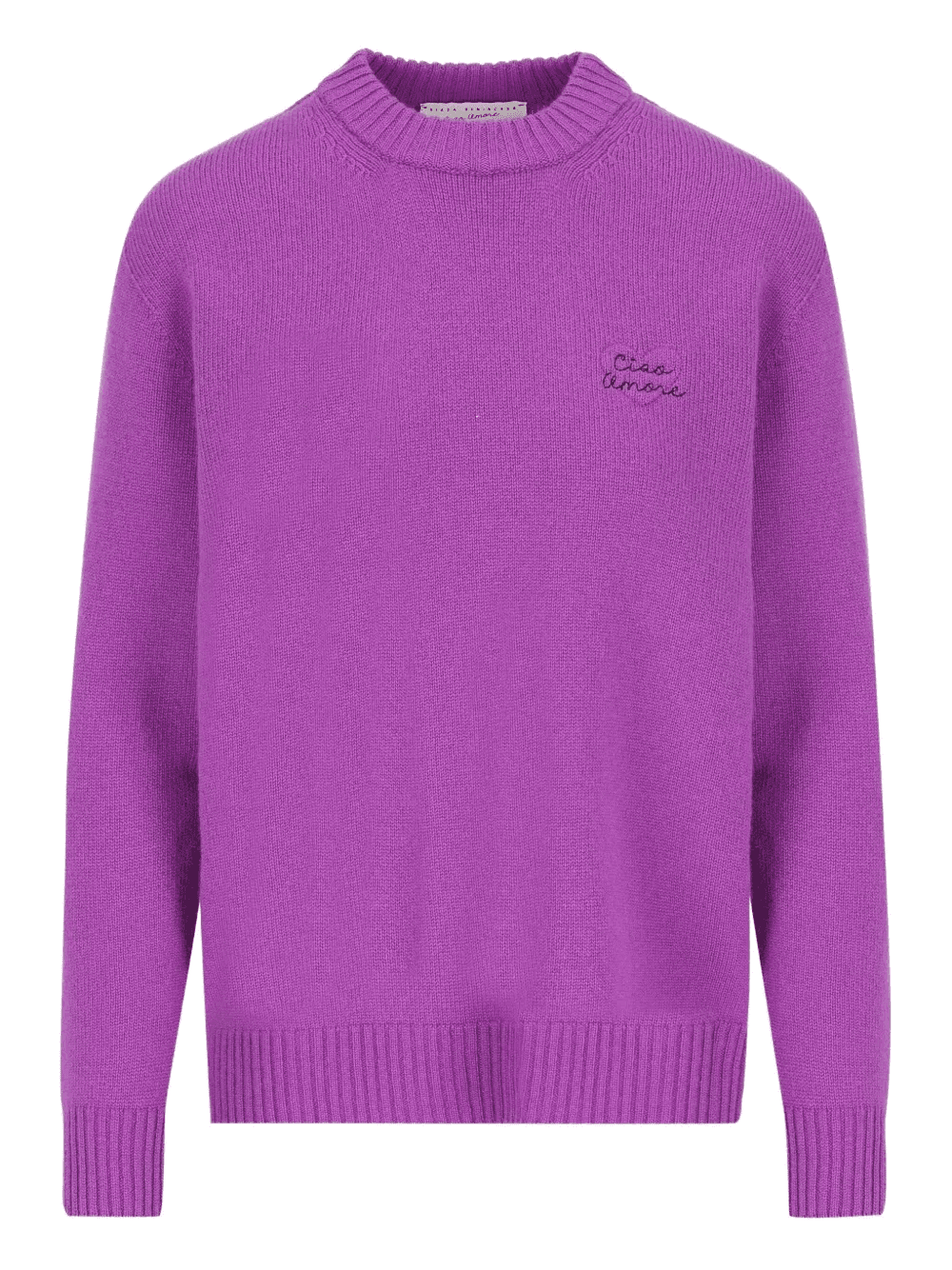 embroidered-logo cashmere sweater - Image 1