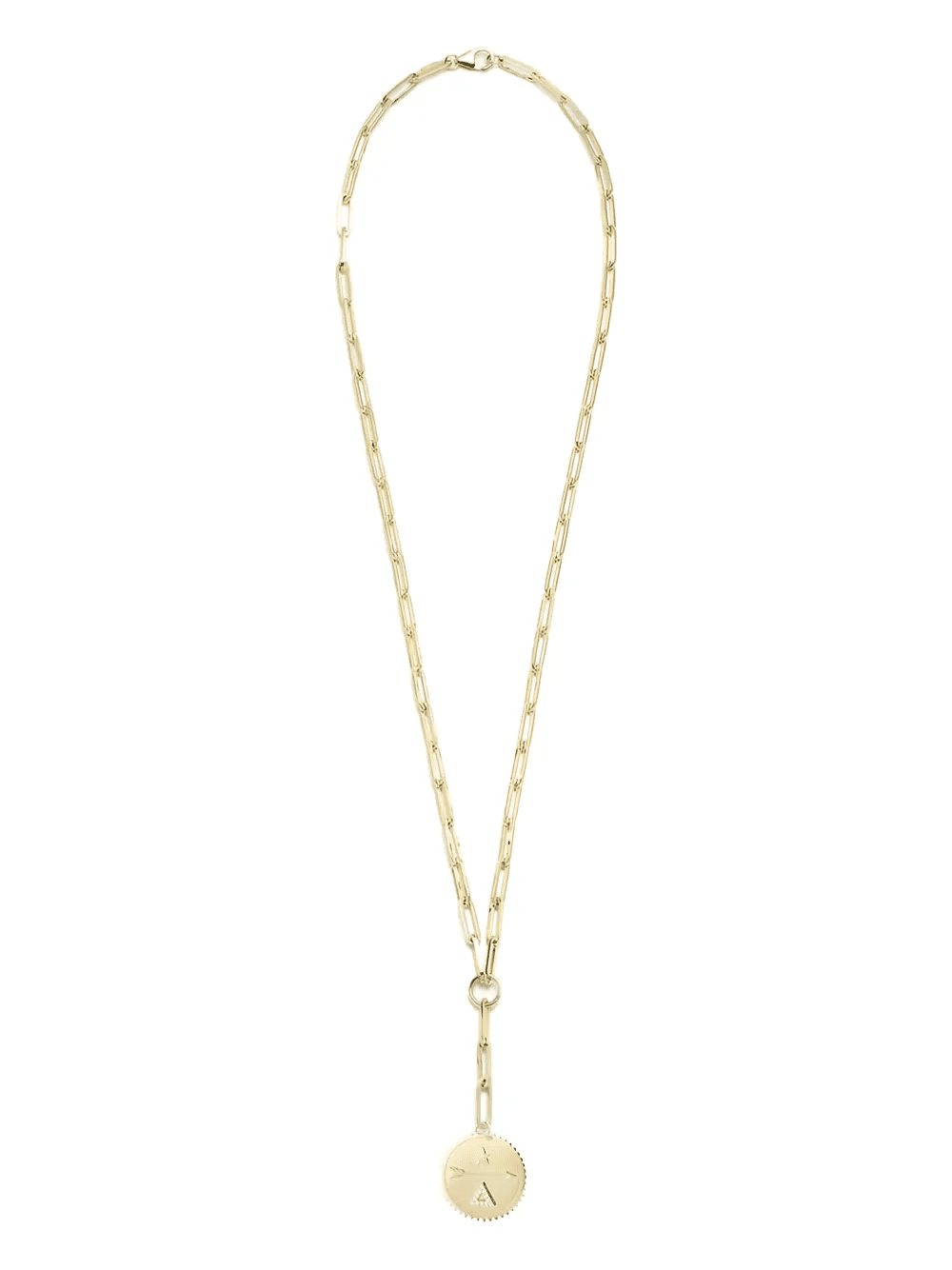 18K yellow gold Classic Fob Dream diamond necklace - Image 1