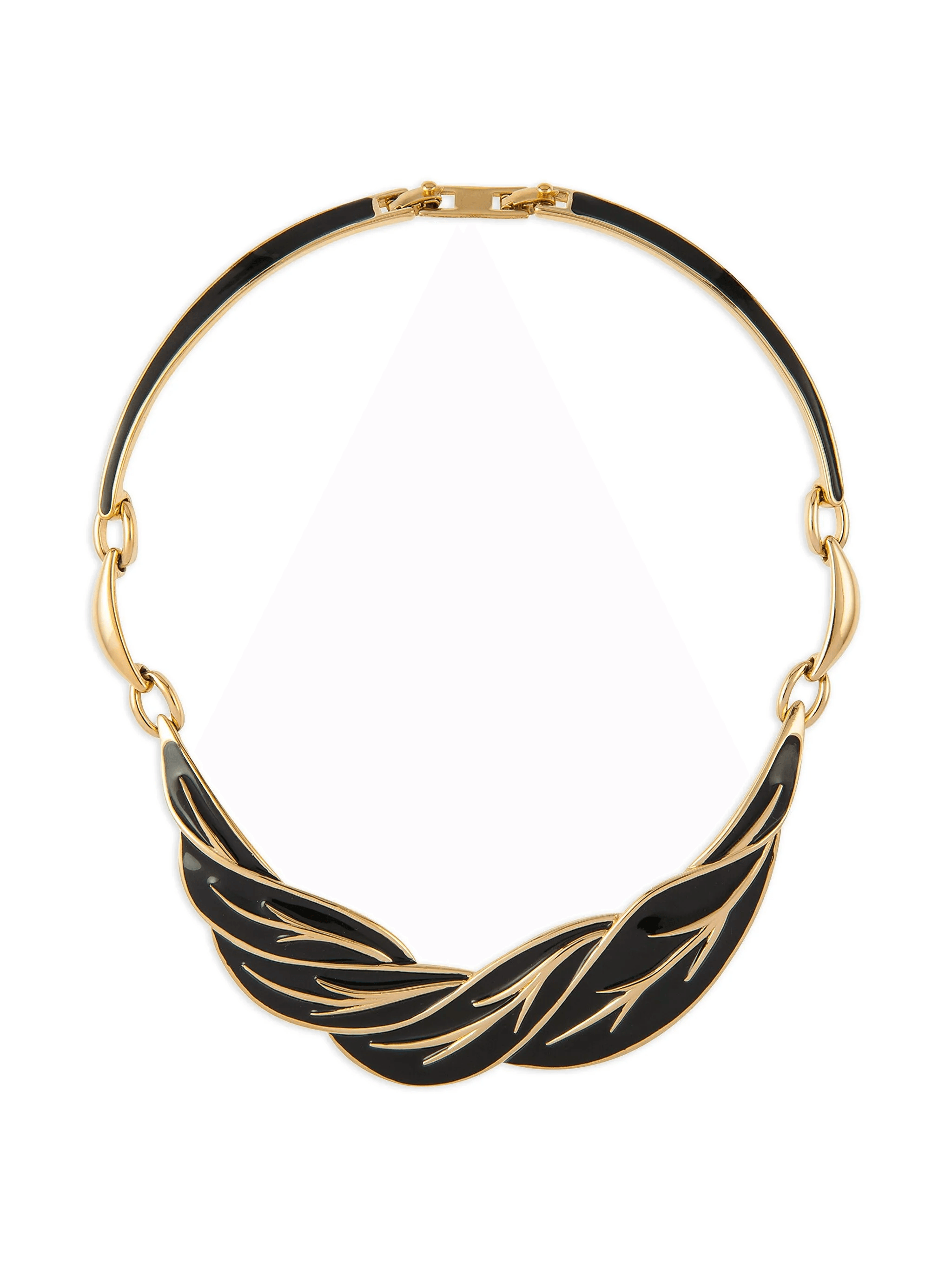 1980s enamel monet necklace - Image 1