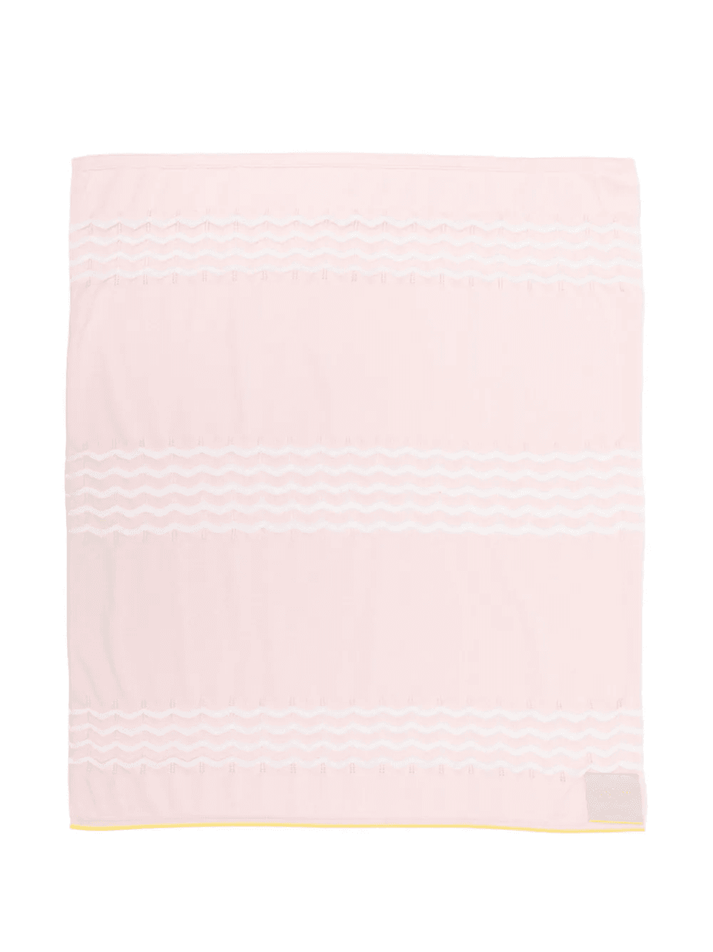 pointelle-knit blanket - Image 1
