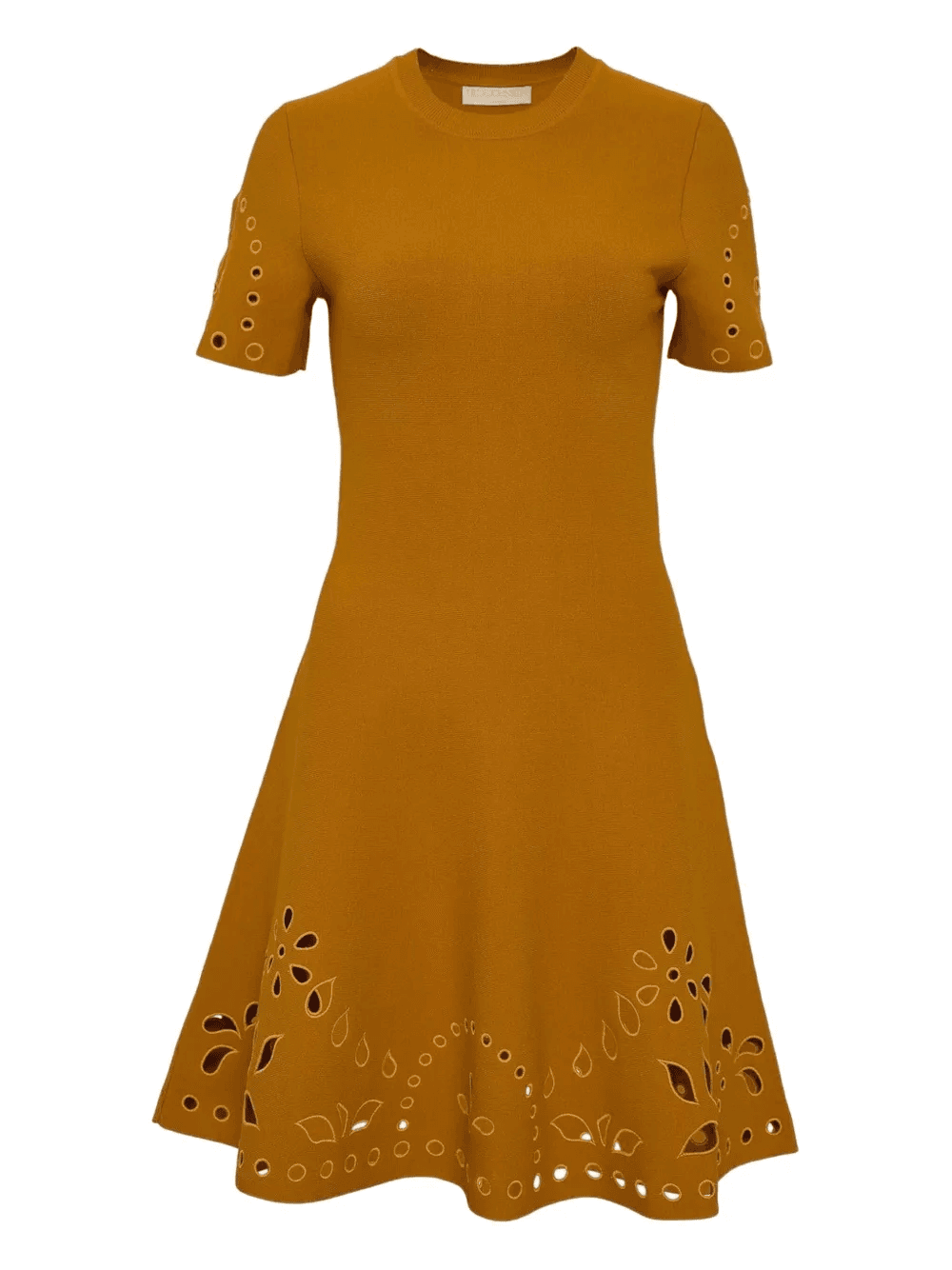 Fania eyelet-embellishment mini dress - Image 1