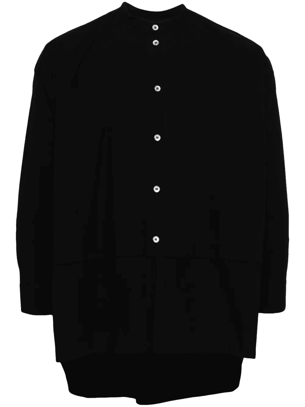 high-low cotton shirt - Image 1