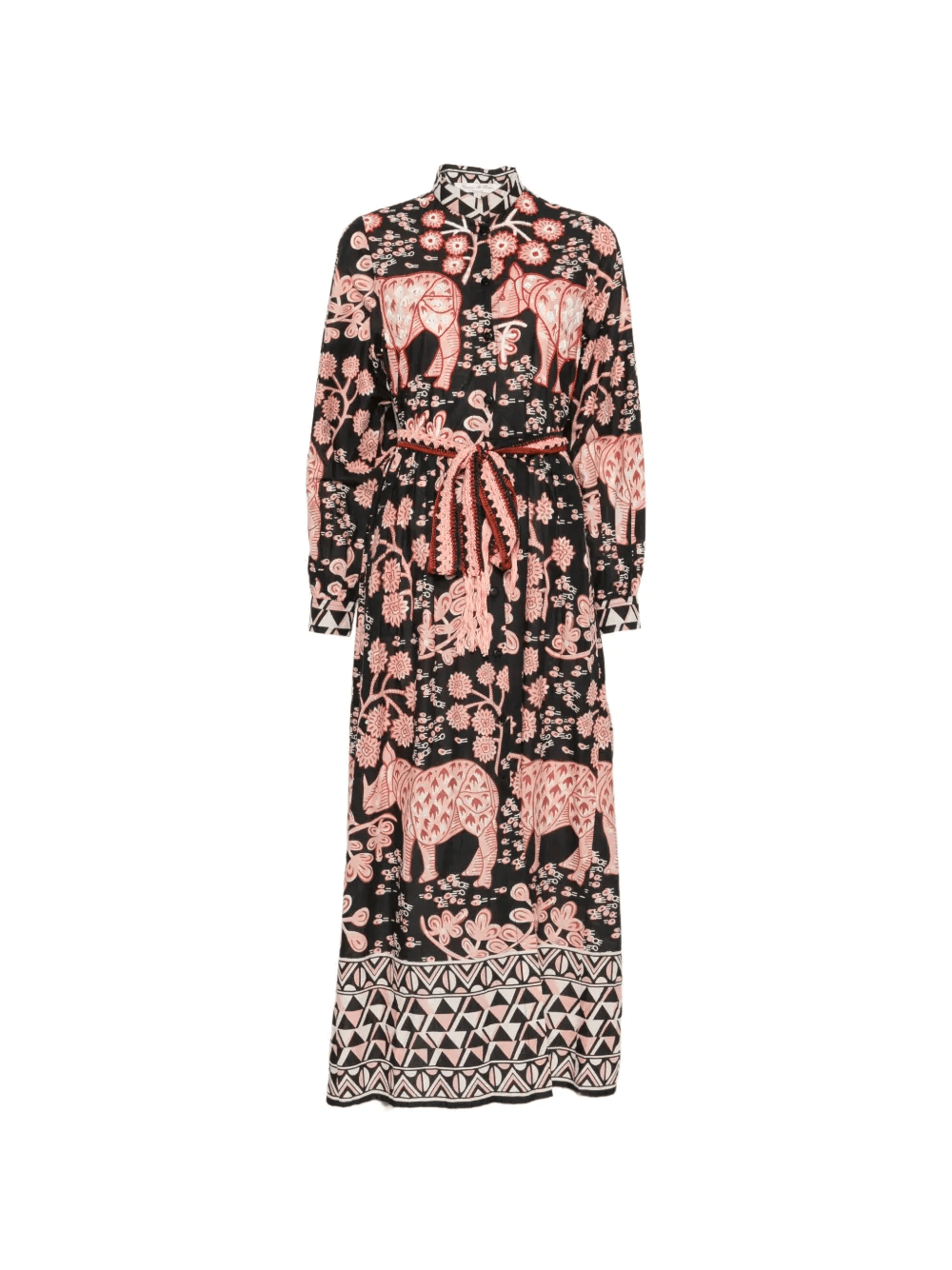sequin-embellished animal-print maxi dress - Image 1