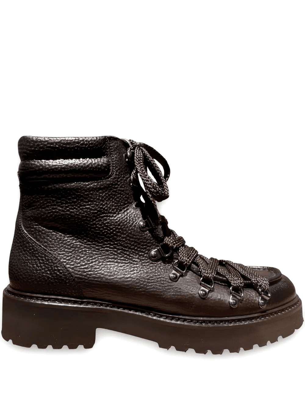 lace-up leather hiking boots - Image 1