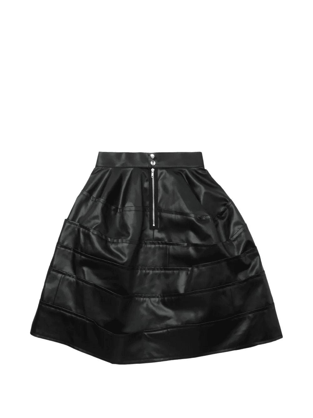 zip-fastening midi skirt - Image 1