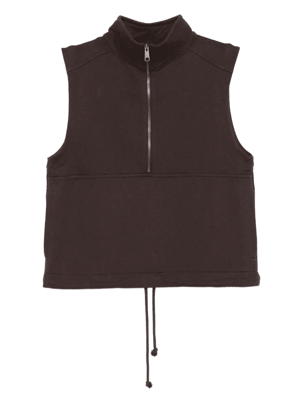 half-zip funnel-neck top - Image 1