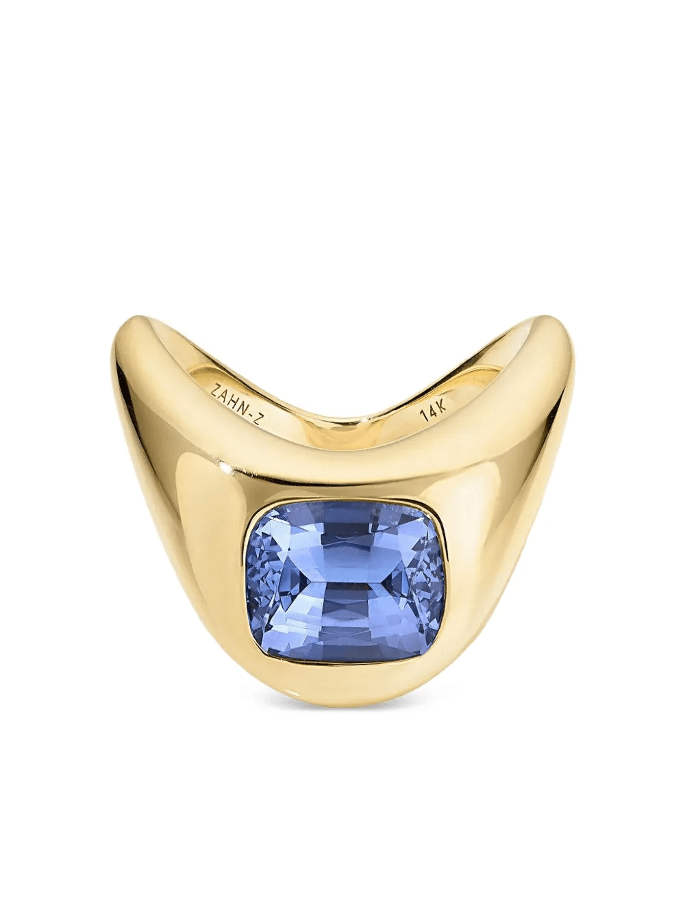 tanzanite cushion-cut ring - Image 1