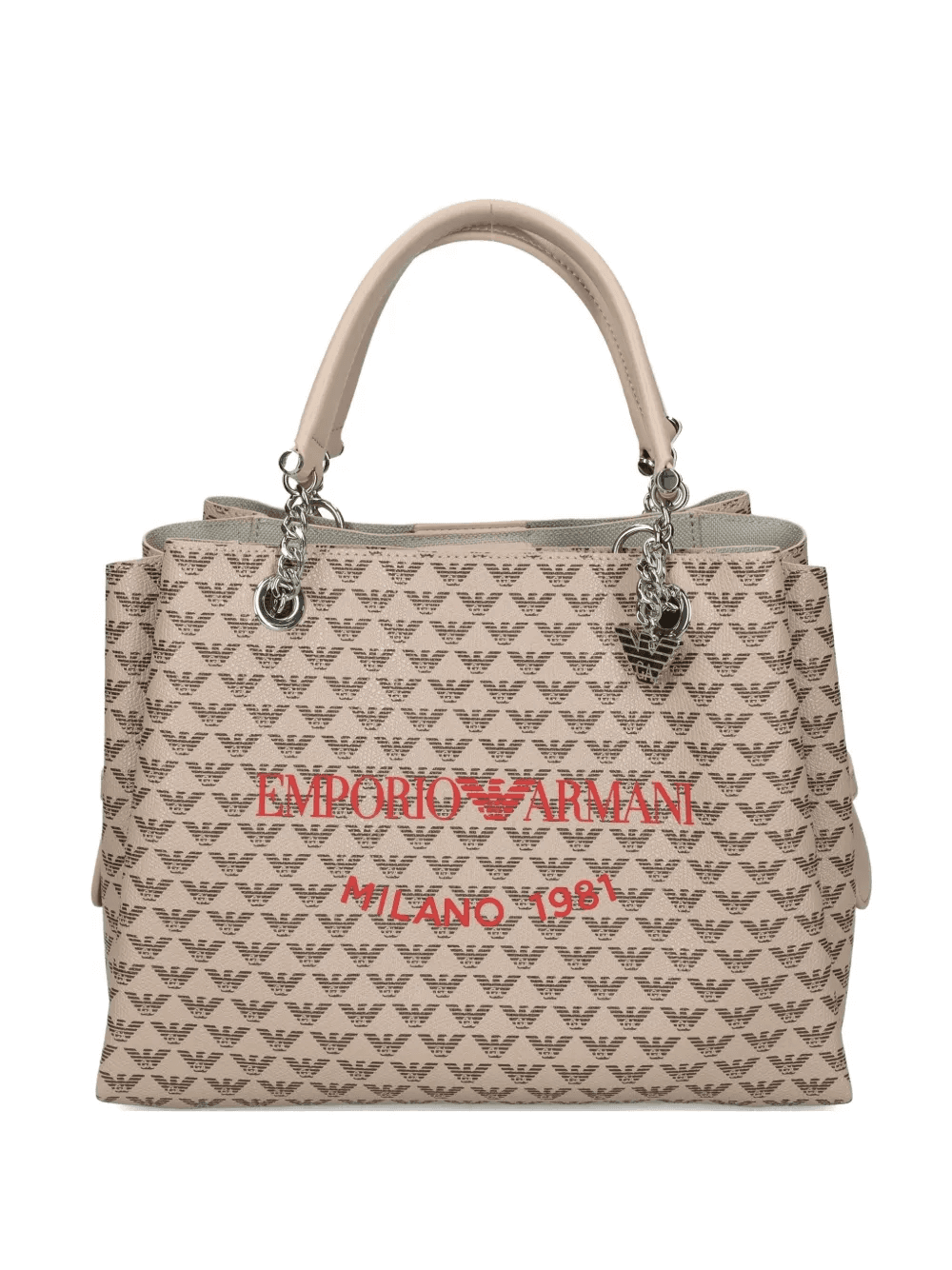 monogram-pattern tote bag - Image 1