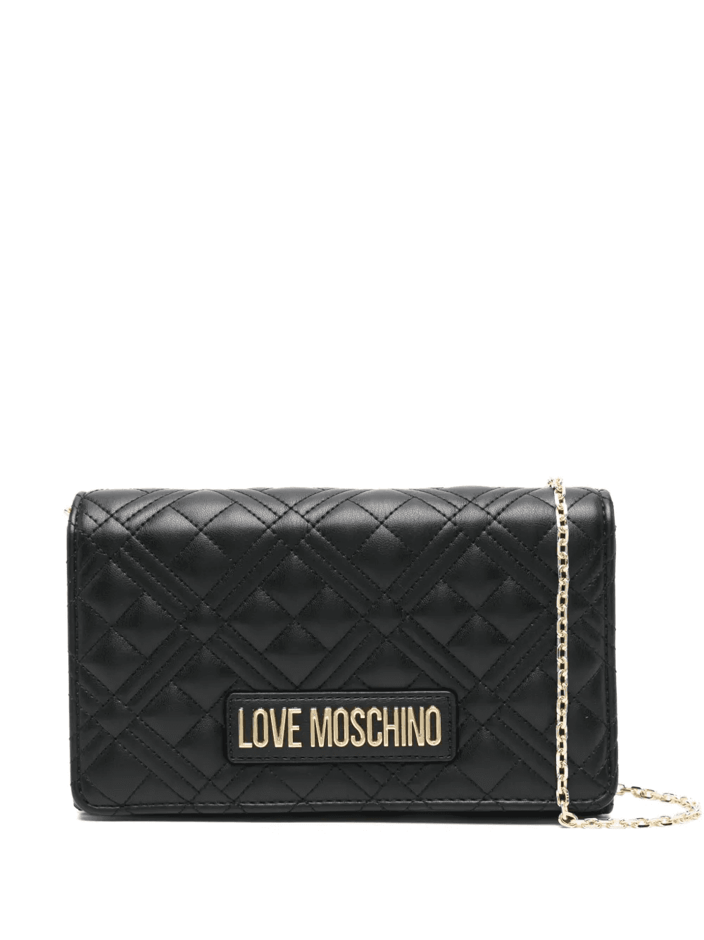 quilted chain cross body bag - Image 1