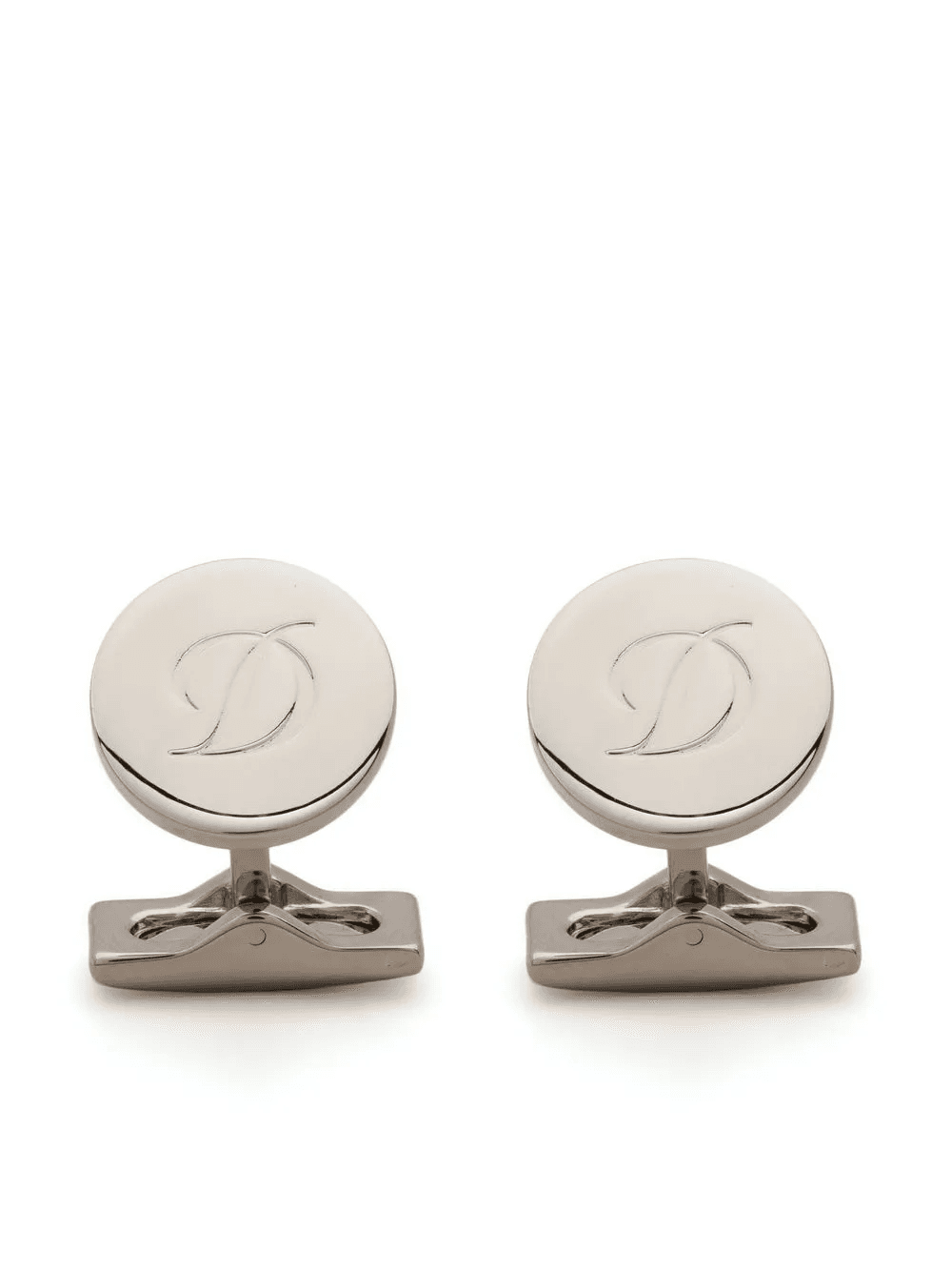 logo-engraved cufflinks - Image 1