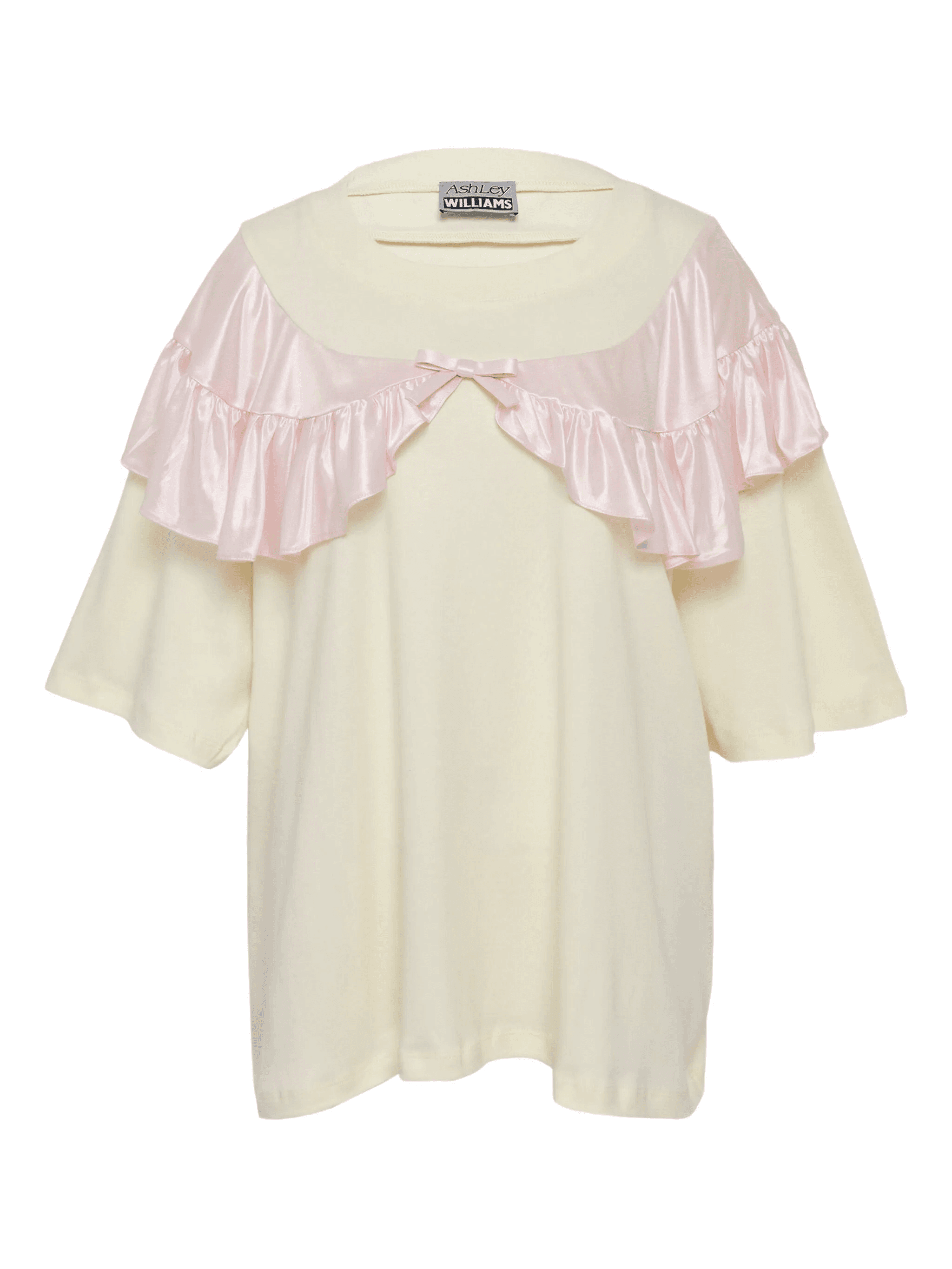 ruffled curtain T-shirt - Image 1