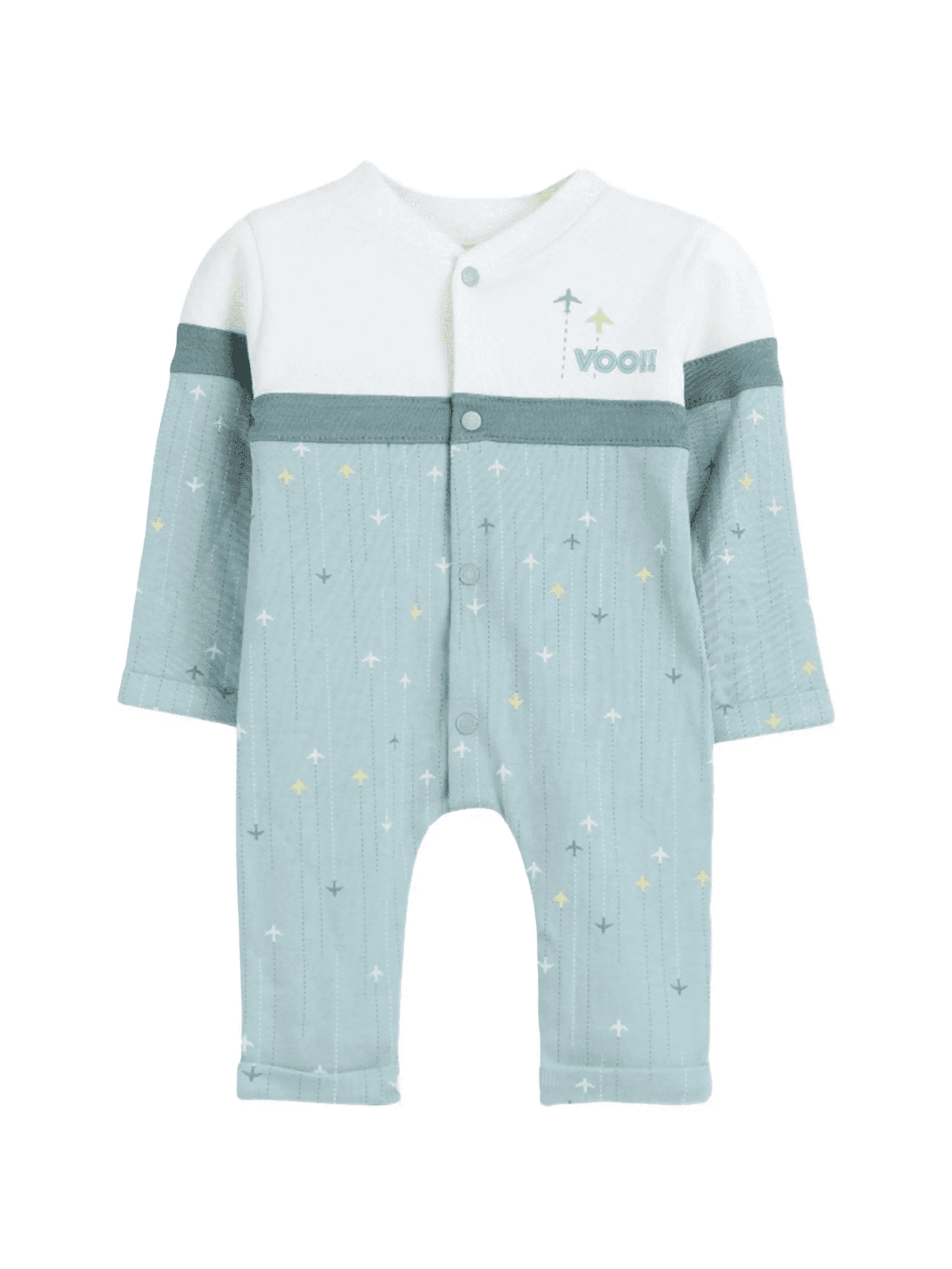 aeroplane-print romper - Image 1