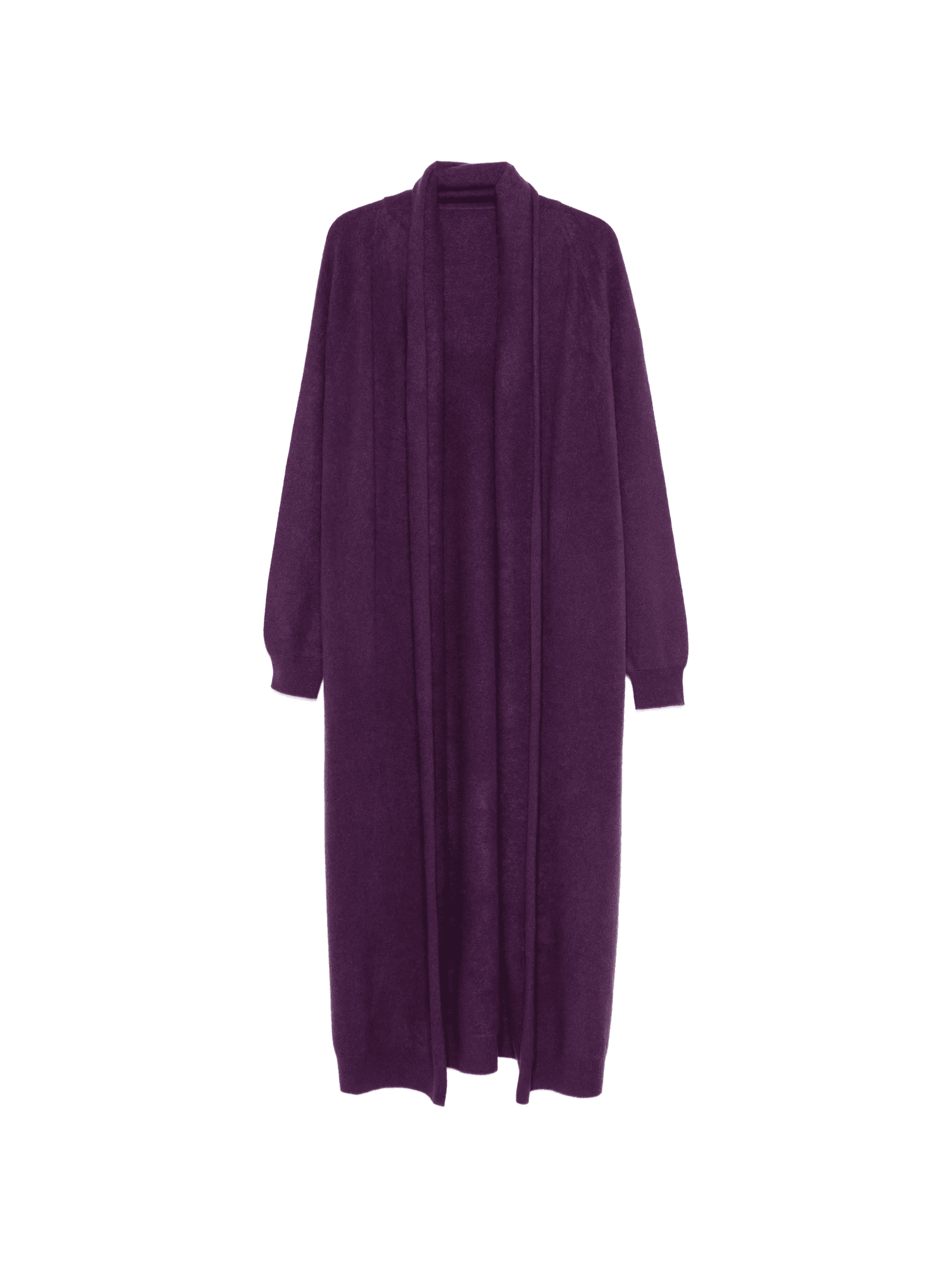 open-front long cardigan - Image 1