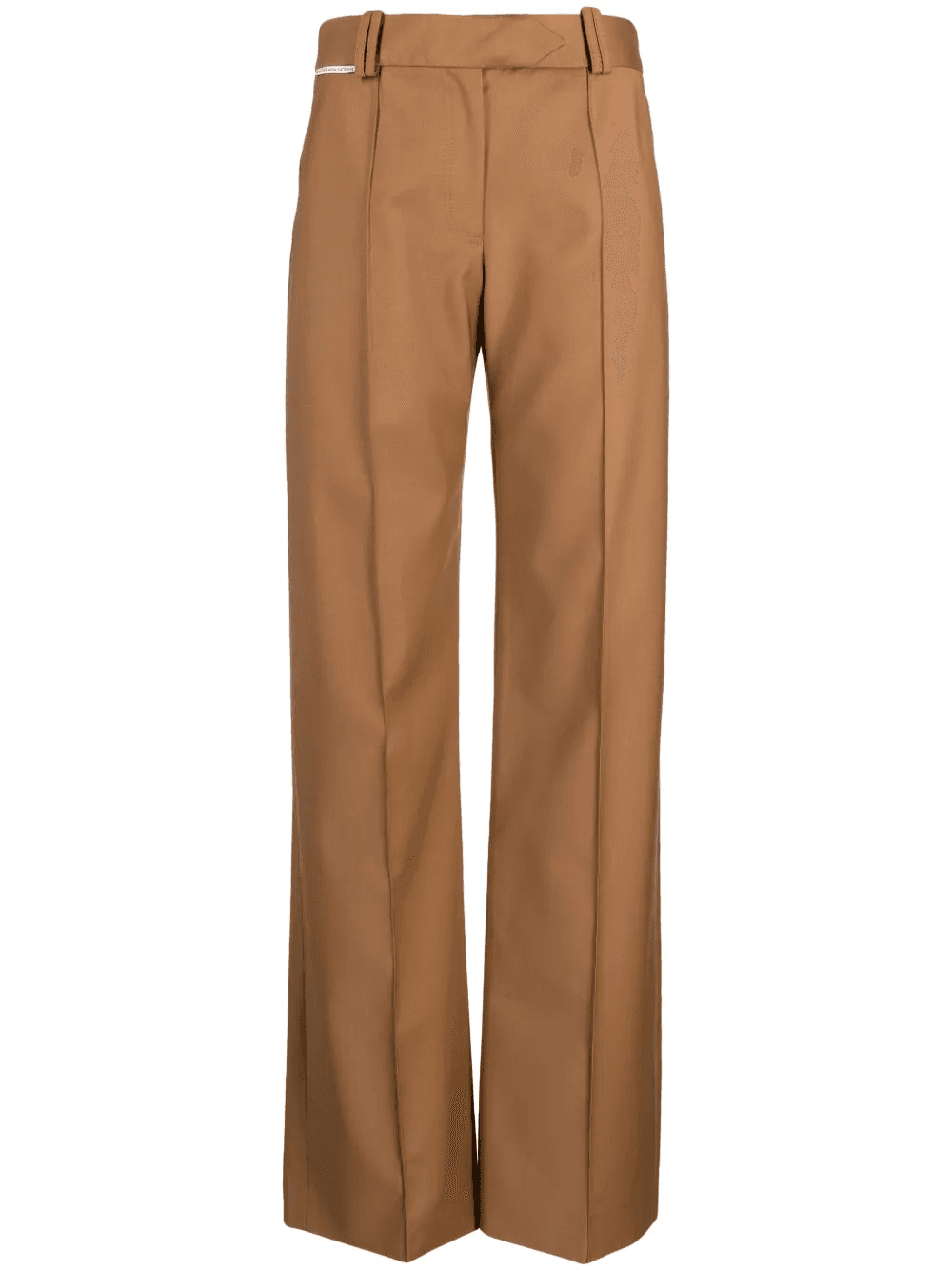virgin wool straight-leg trousers - Image 1