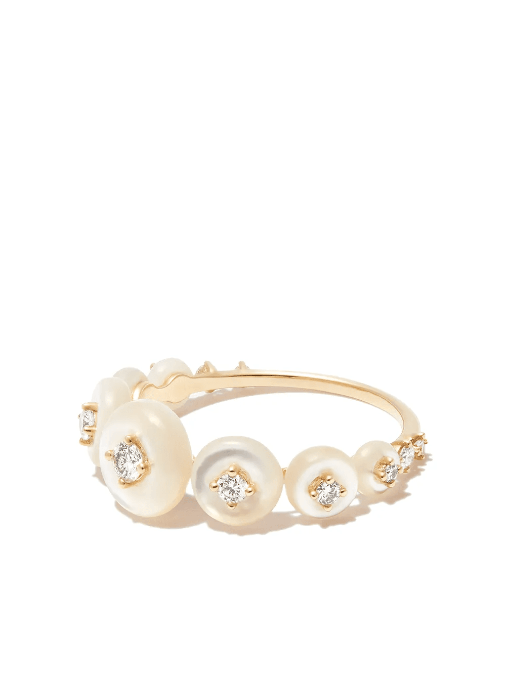 18kt yellow gold Surrounding small ring - Image 1