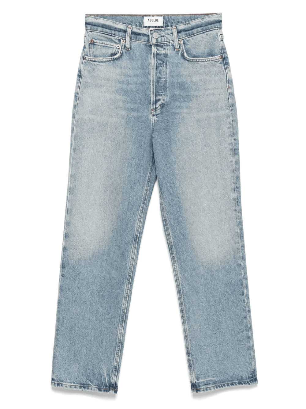 90's pinch waist crop jeans - Image 1