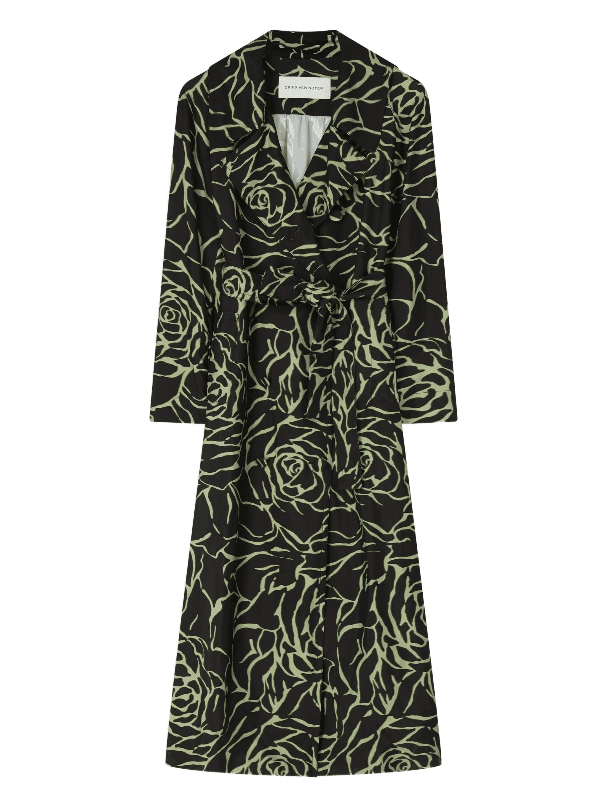 floral-print coat - Image 1