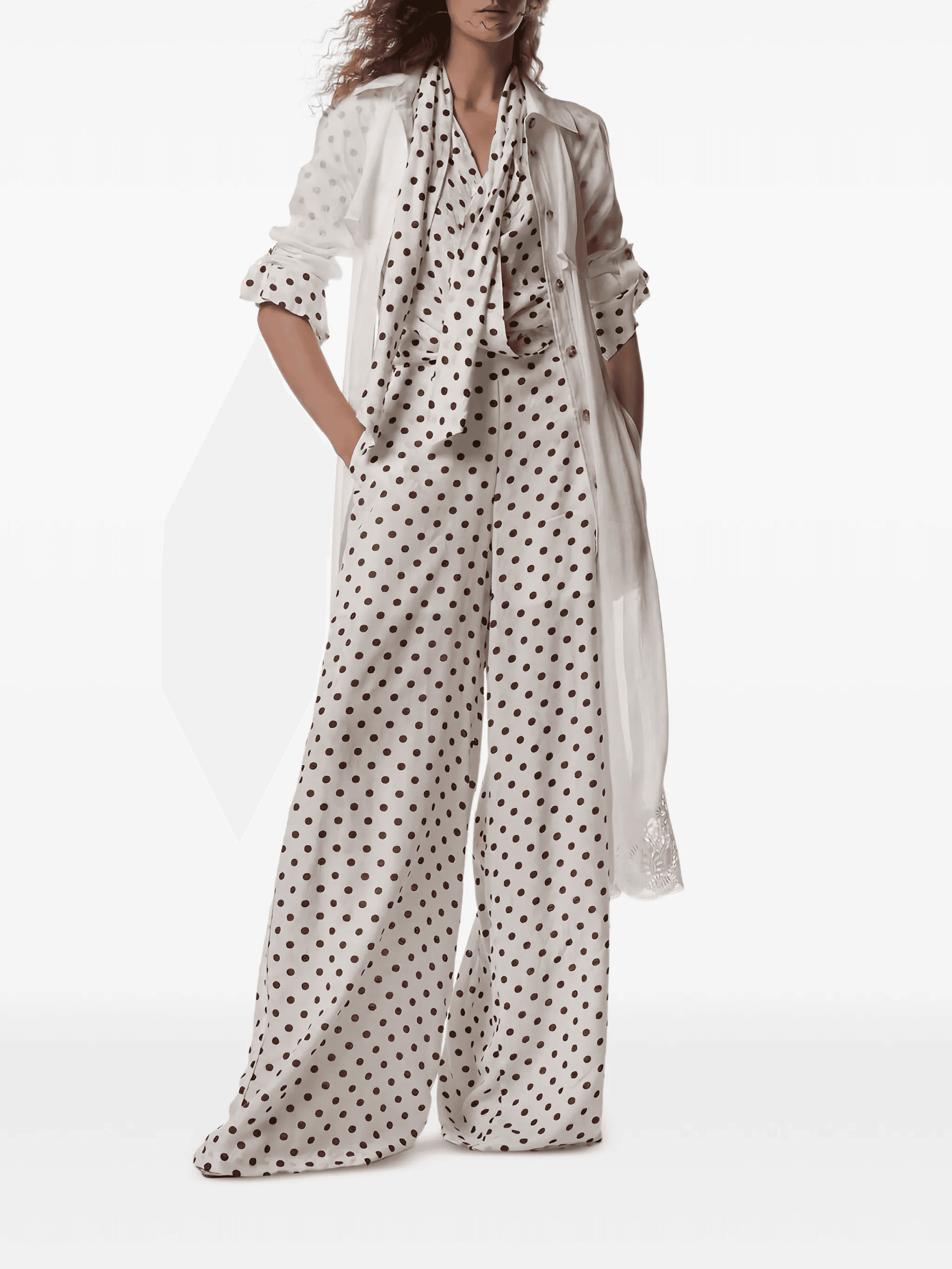 Sally polka-dot-pattern blouse - Image 1