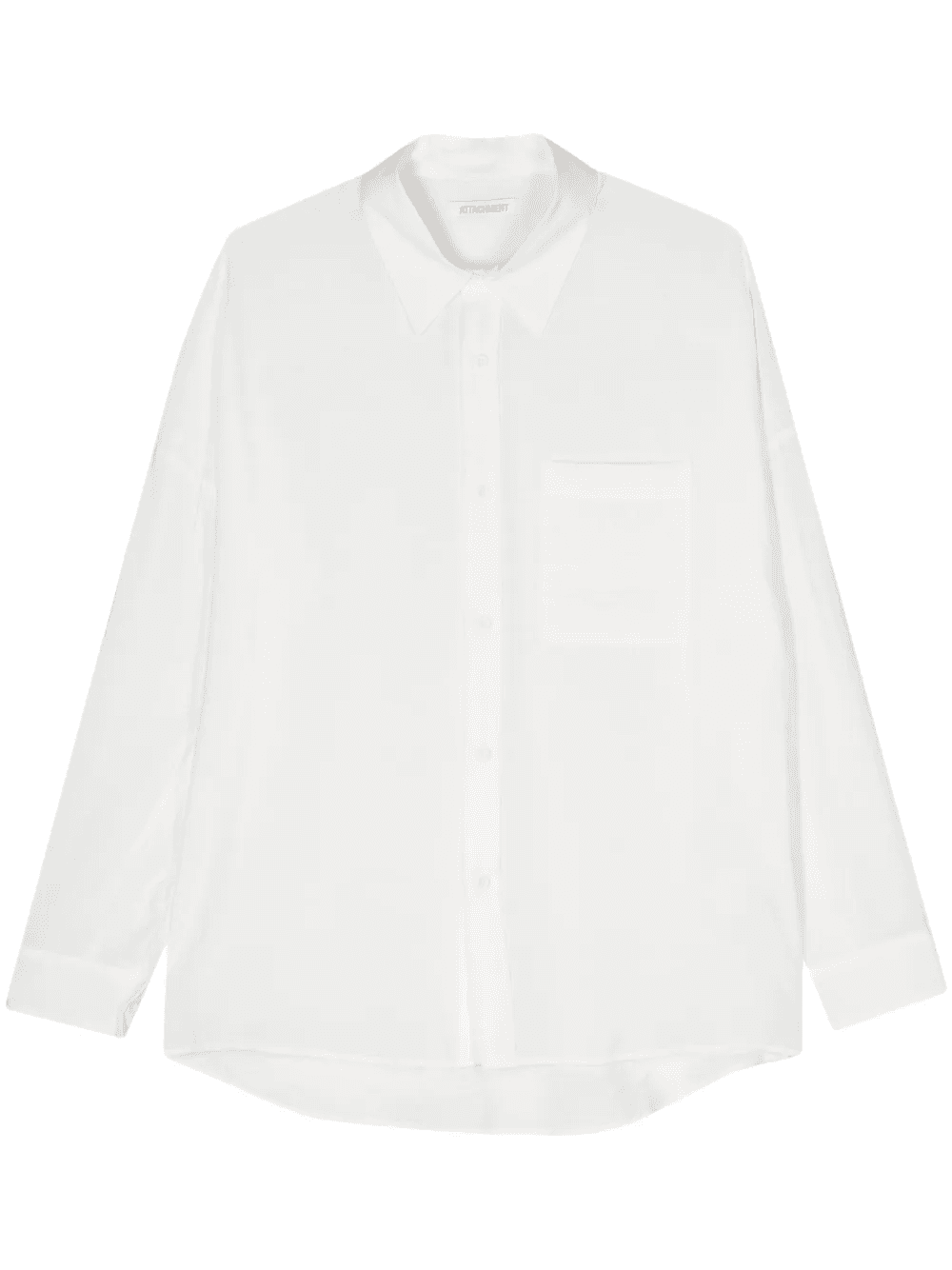 crinkled long-sleeve shirt - Image 1