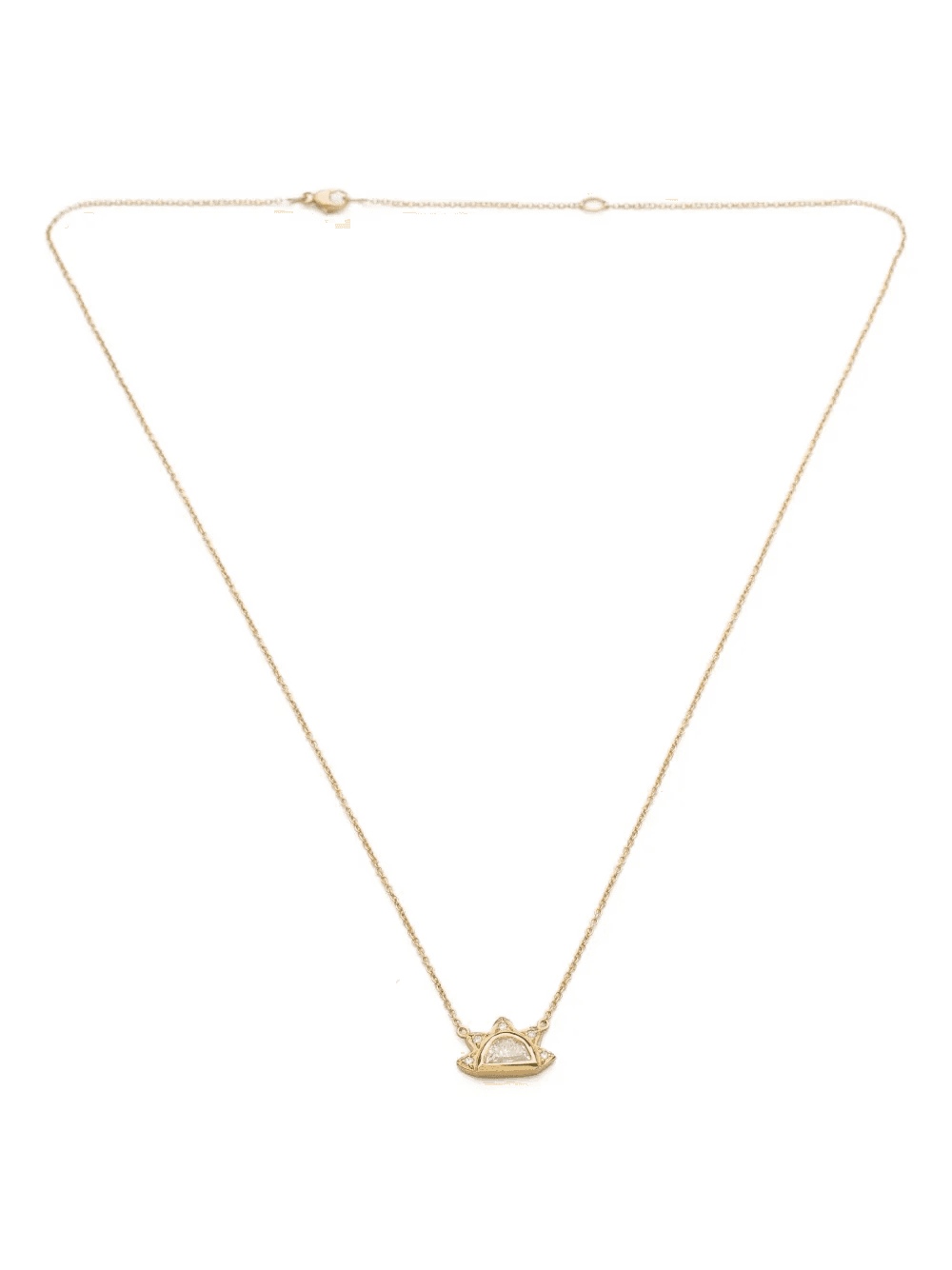 18K yellow gold Sunbeam necklace - Image 1