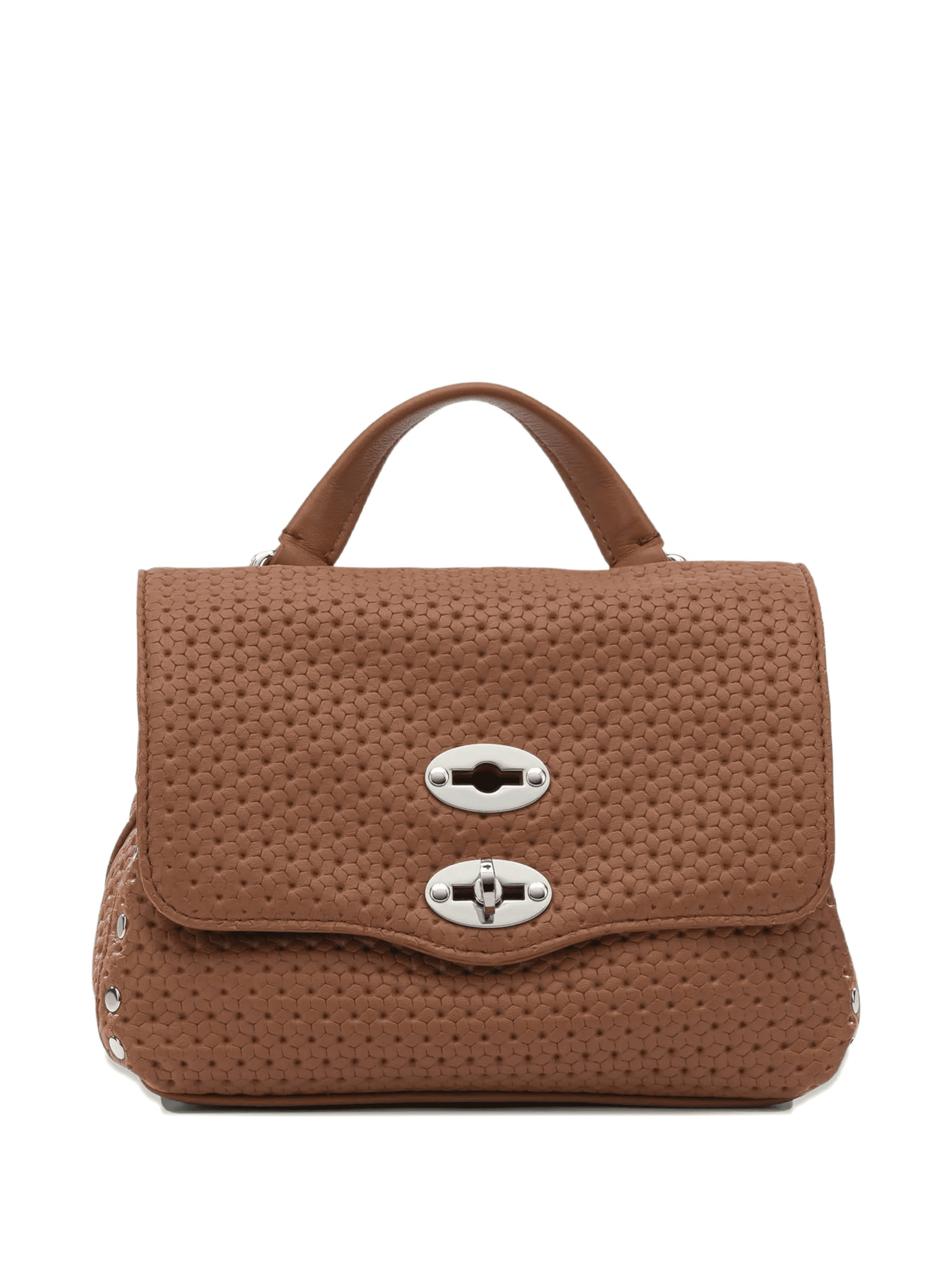 Postina® woven studded tote bag - Image 1