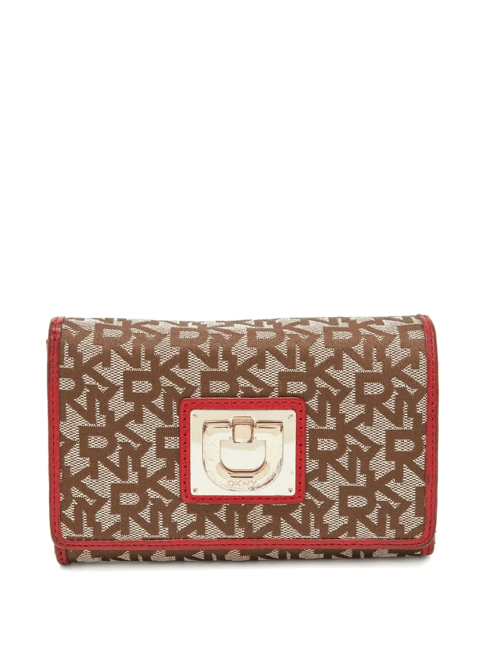 monogram-pattern leather wallet - Image 1