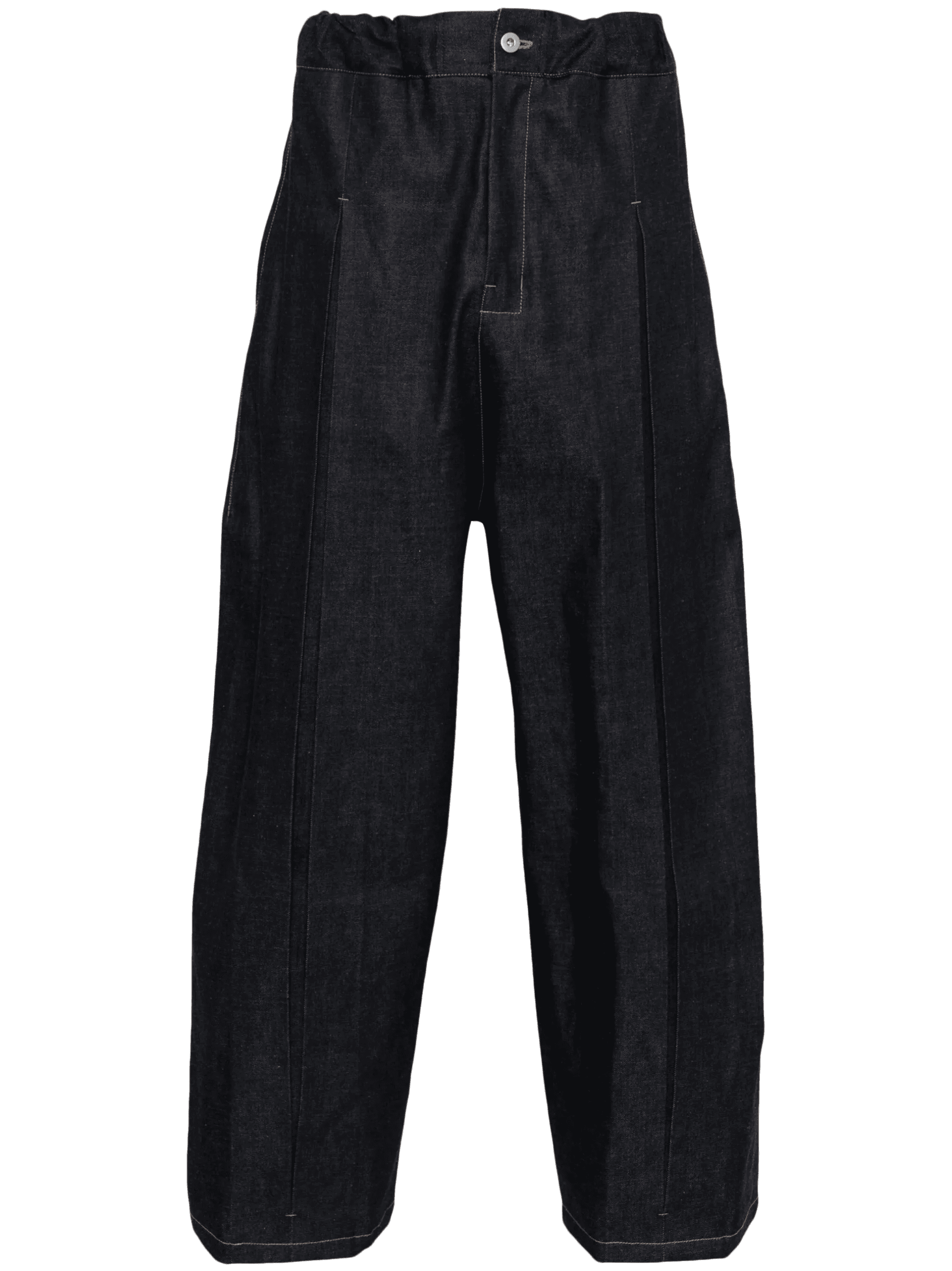 inverted-pleat jeans - Image 1
