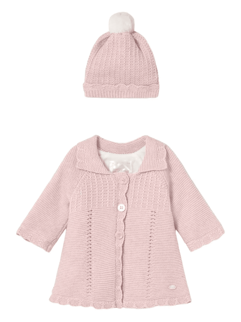 scallop-trim coat - Image 1