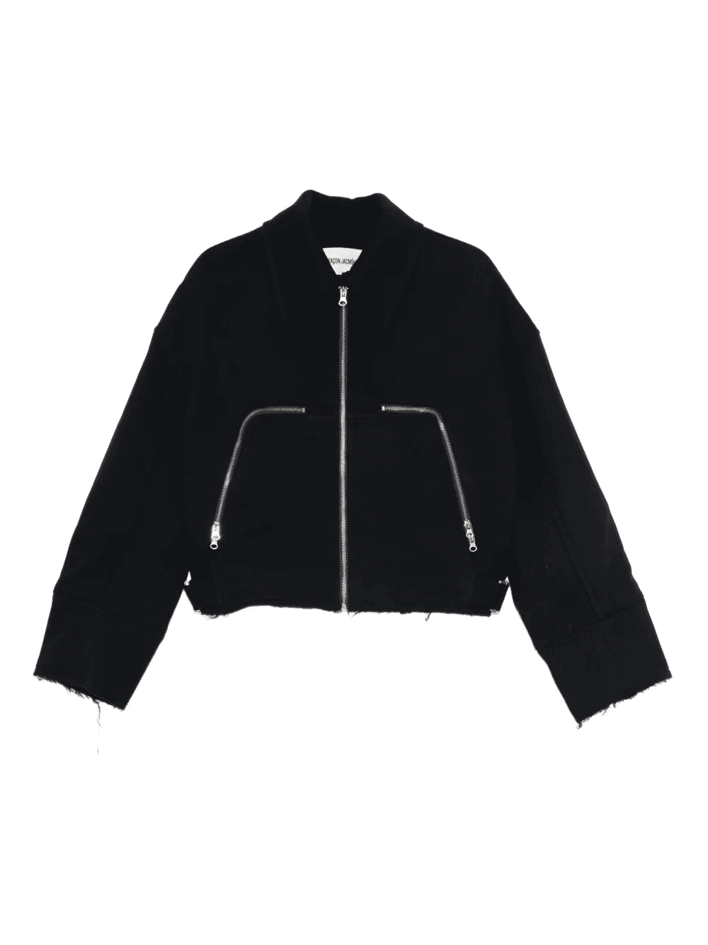 Marty zip-front frayed-edge jacket - Image 1