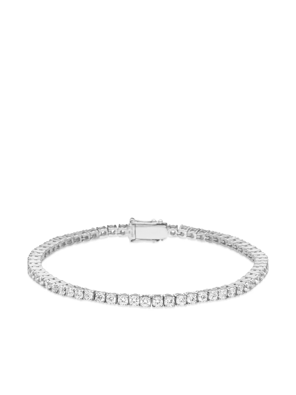 18kt white gold Tennis diamond bracelet - Image 1