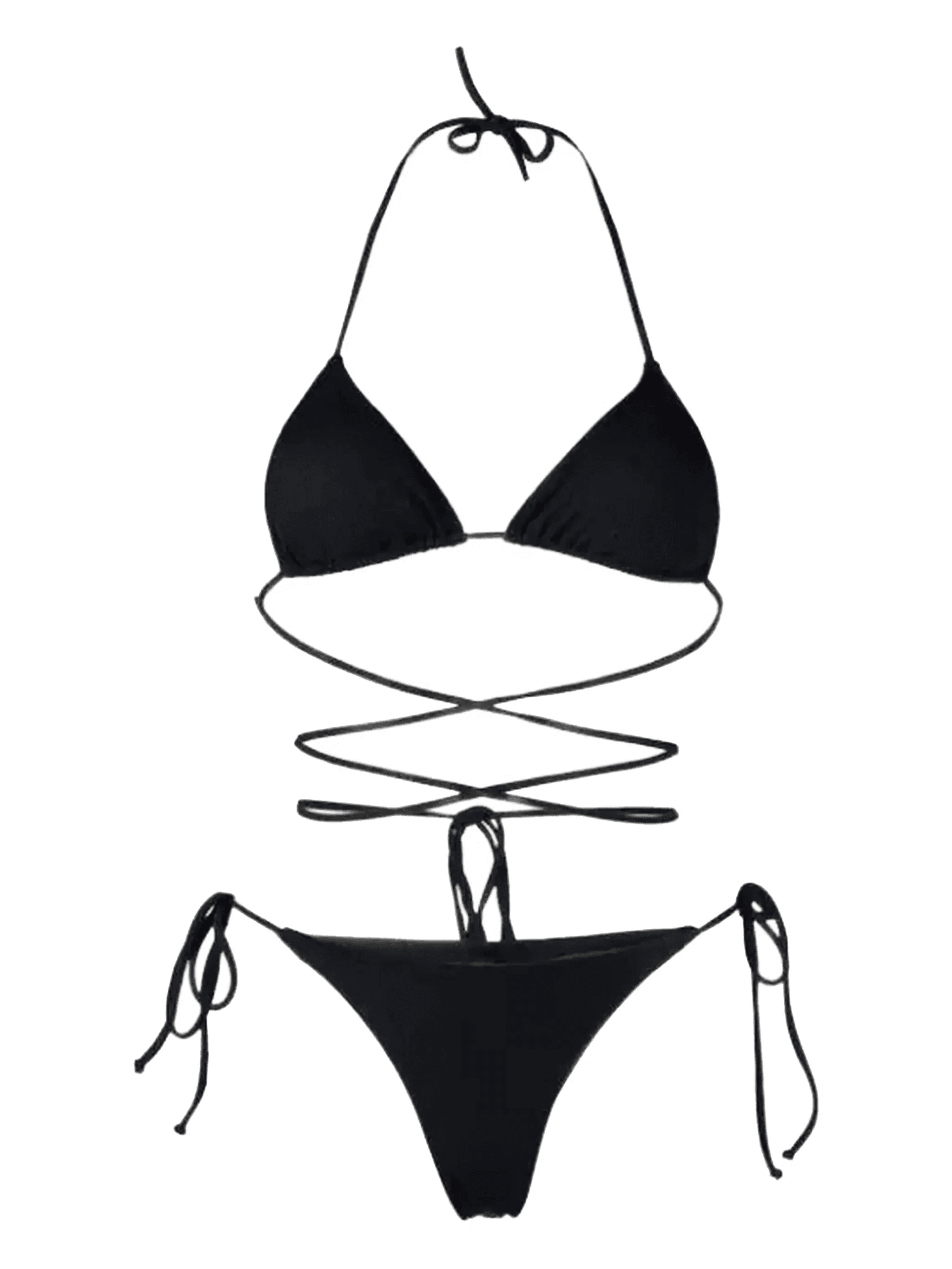 cross-front bikini - Image 1