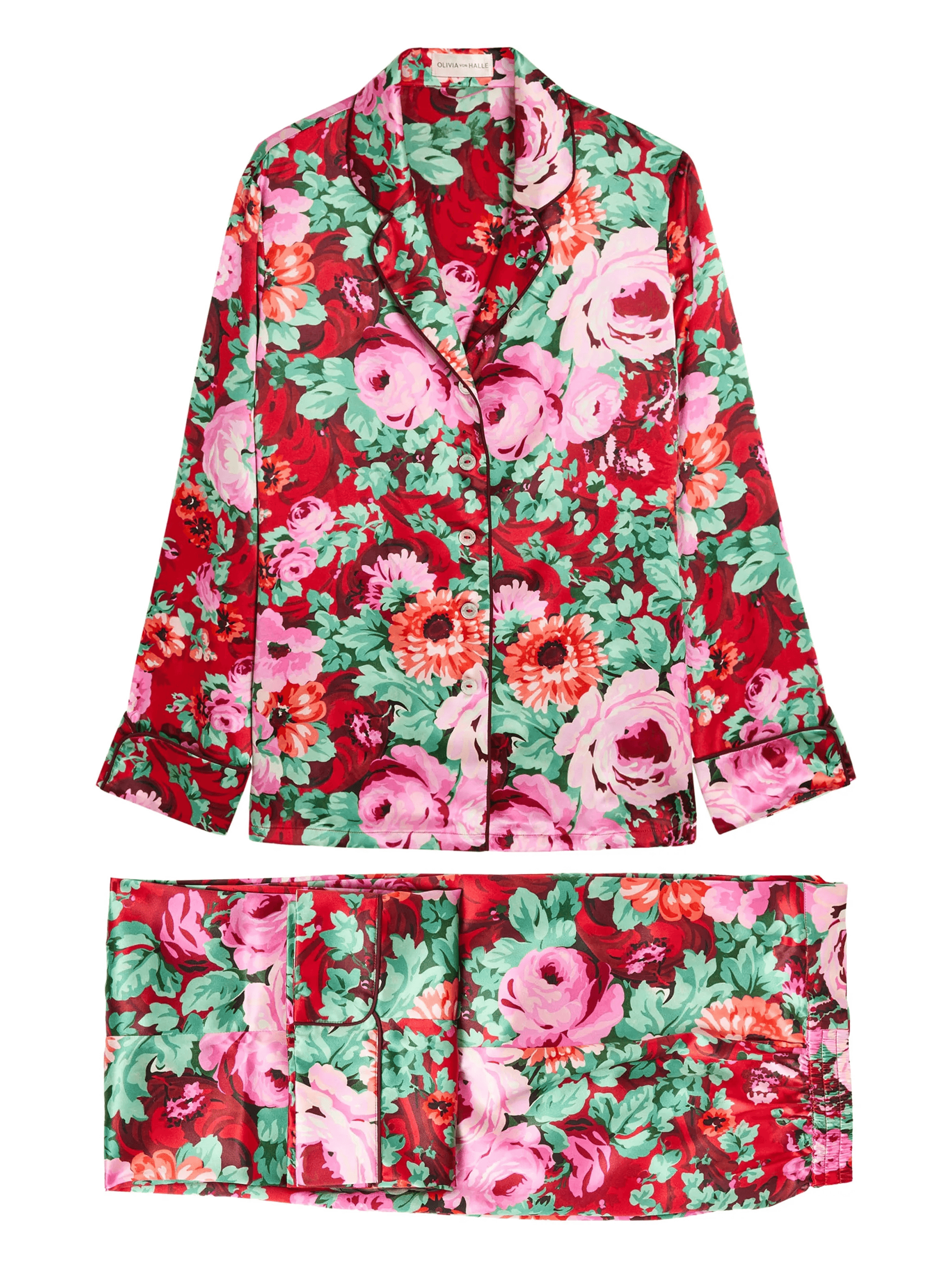 floral print pyjama set - Image 1