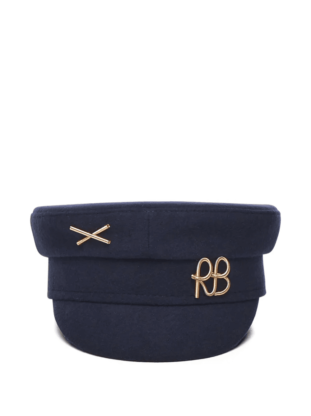 logo-embellished Baker Boy cap - Image 1