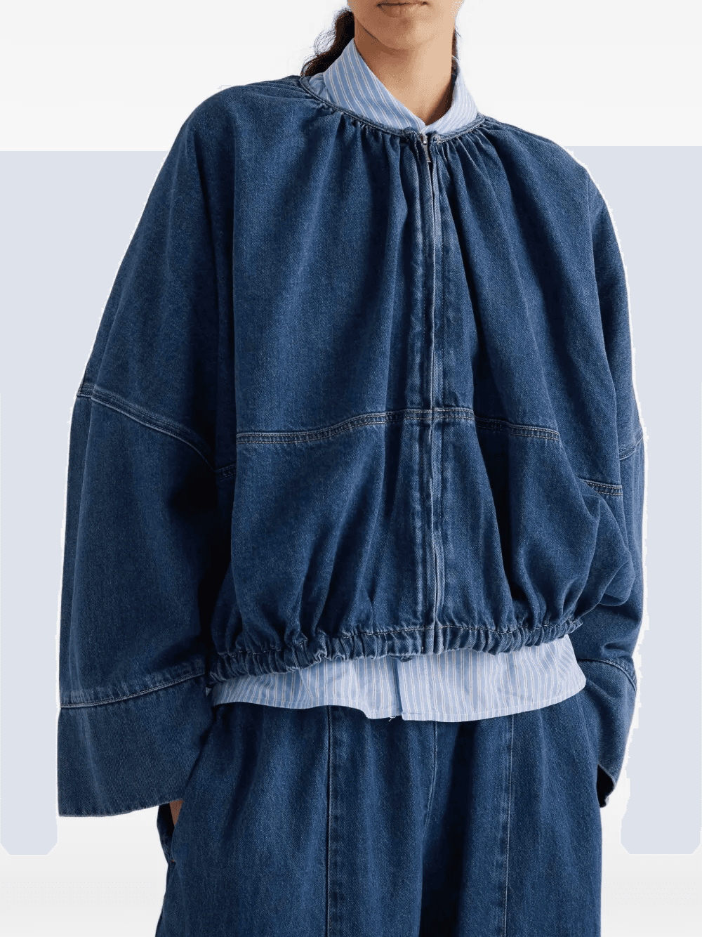 long-sleeve zip-fastening jacket - Image 1