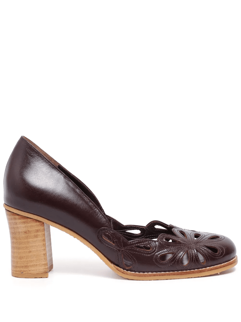55mm Belle Epoque leather pumps - Image 1