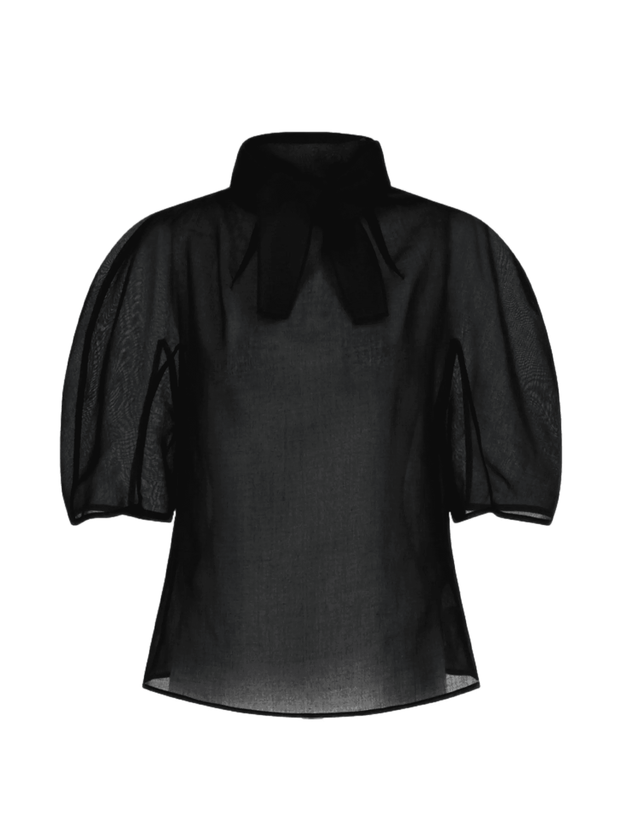 knotted collar top - Image 1